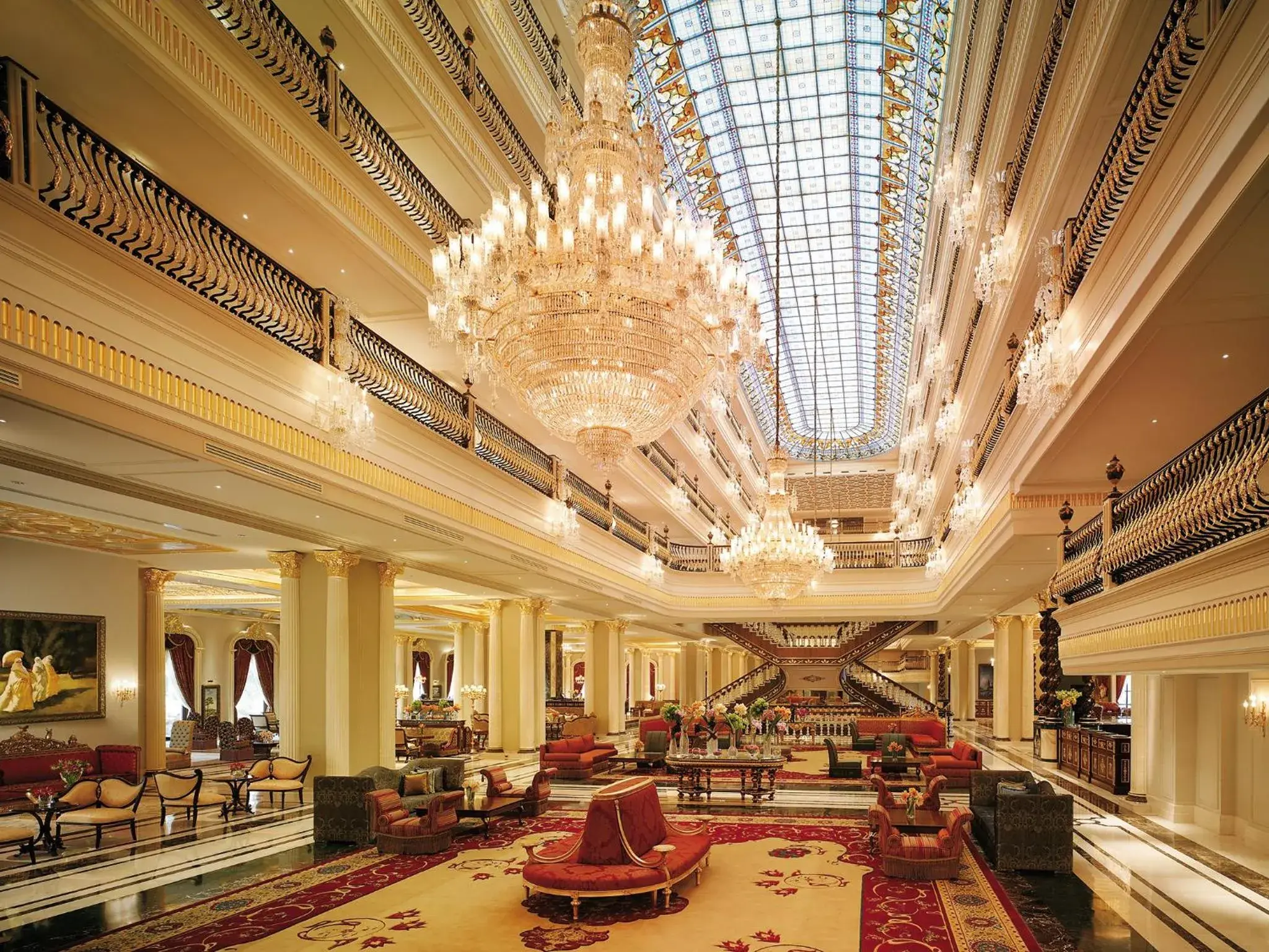 Lobby or reception in Titanic Mardan Palace Lobby or reception in Titanic Mardan Palace