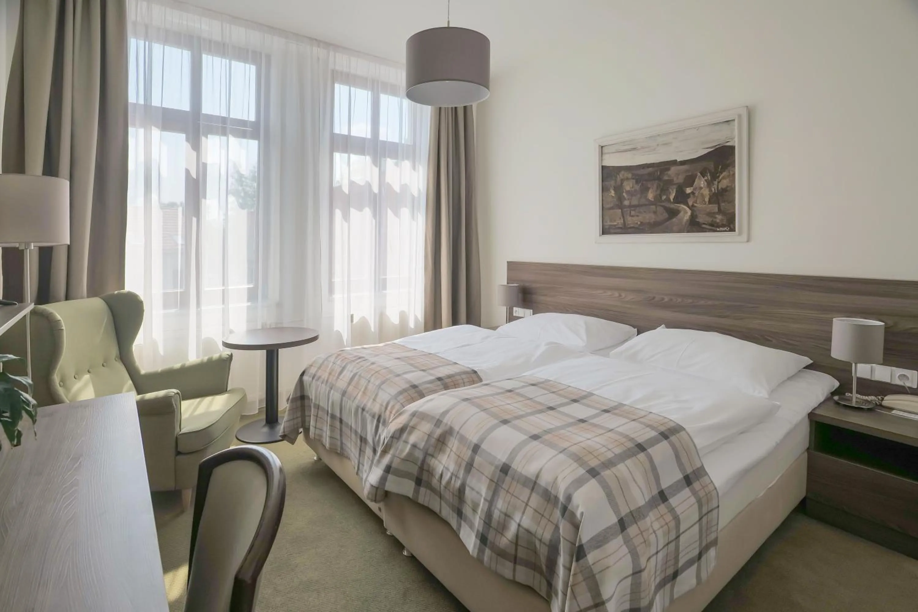 Bed in Hotel Zlatá Hvězda