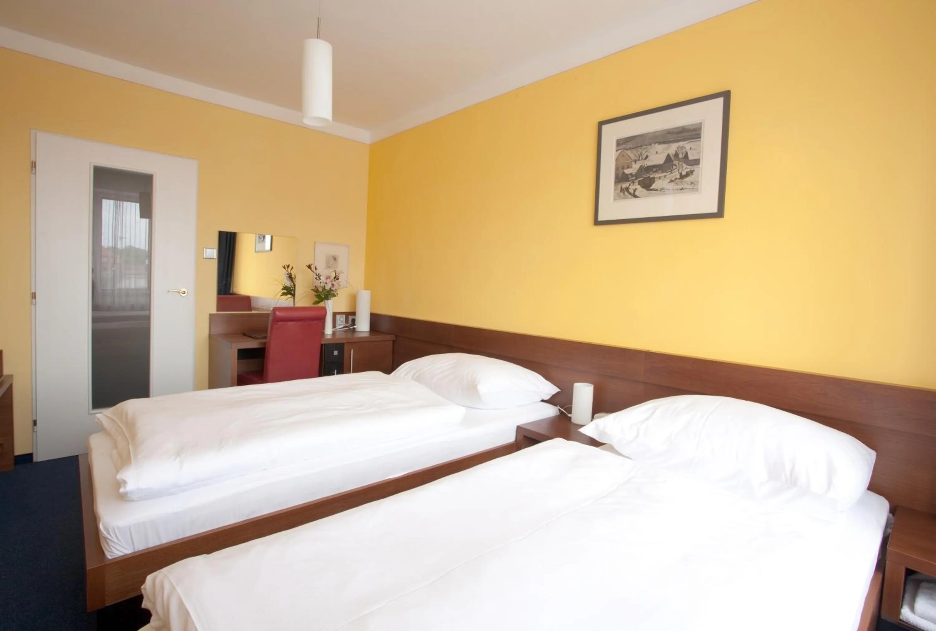 Bedroom, Bed in Hotel Zlatá Hvězda