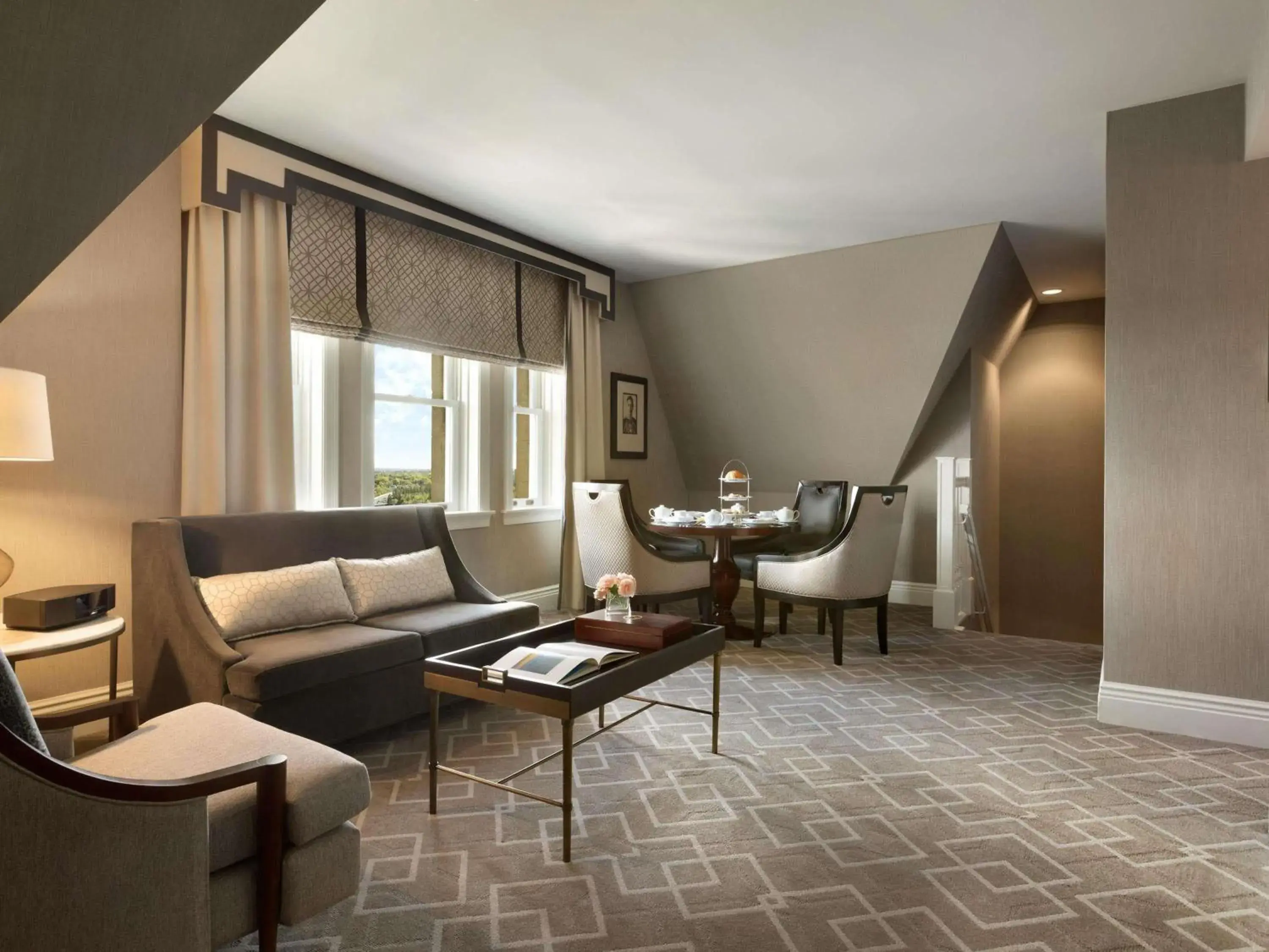 Bedroom in Fairmont Hotel Macdonald Bedroom in Fairmont Hotel Macdonald