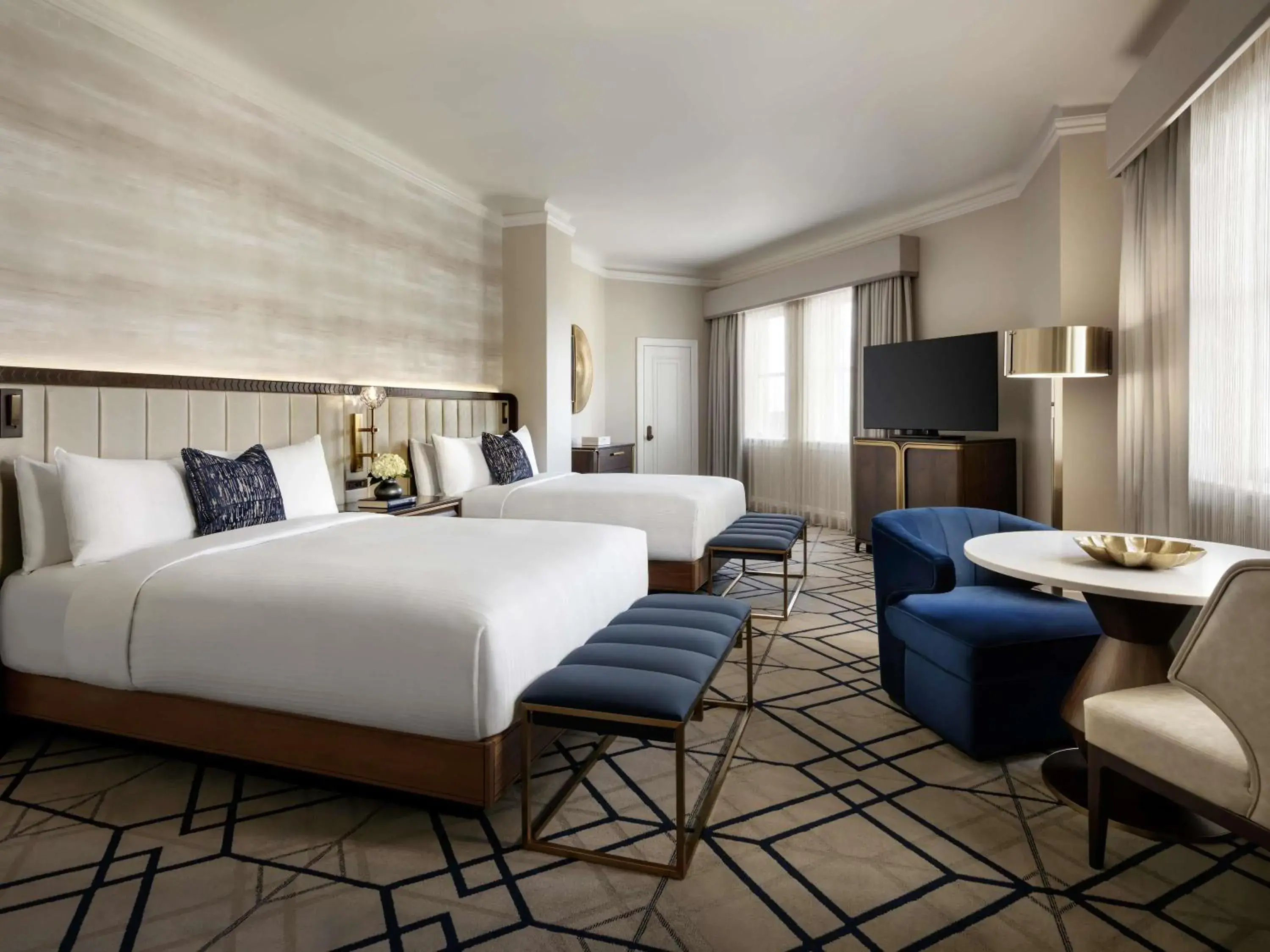 Bedroom, Bed in Fairmont Hotel Macdonald Bedroom, Bed in Fairmont Hotel Macdonald