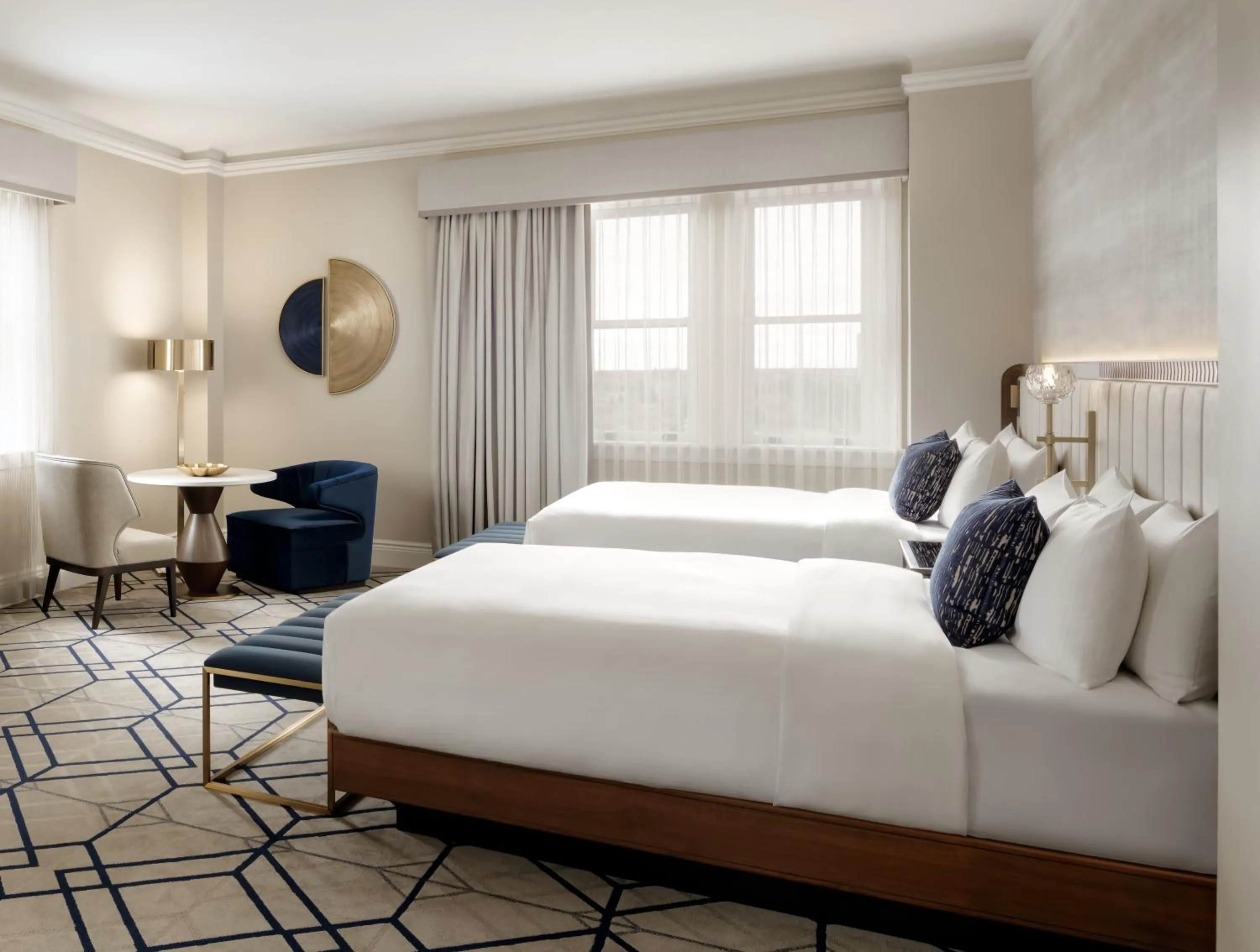 Bed in Fairmont Hotel Macdonald