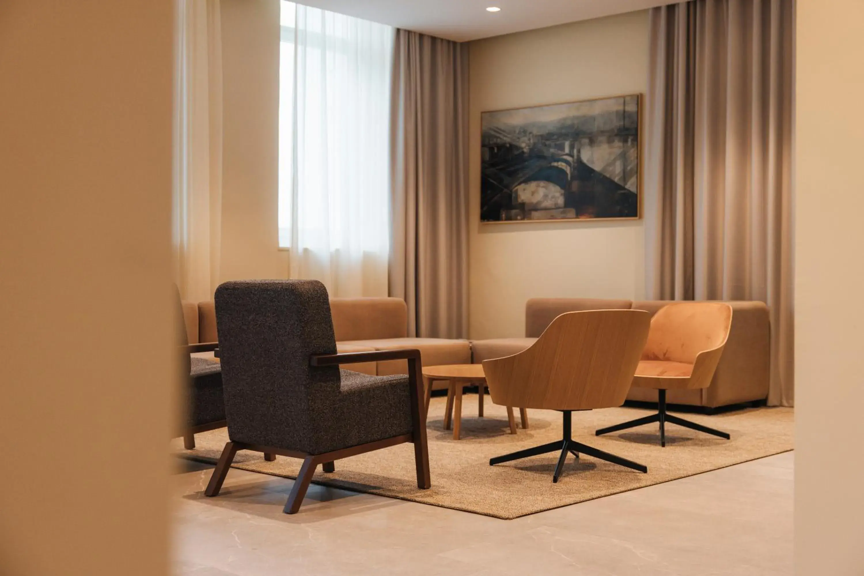 Living room in Mondragon Hotela Living room in Mondragon Hotela