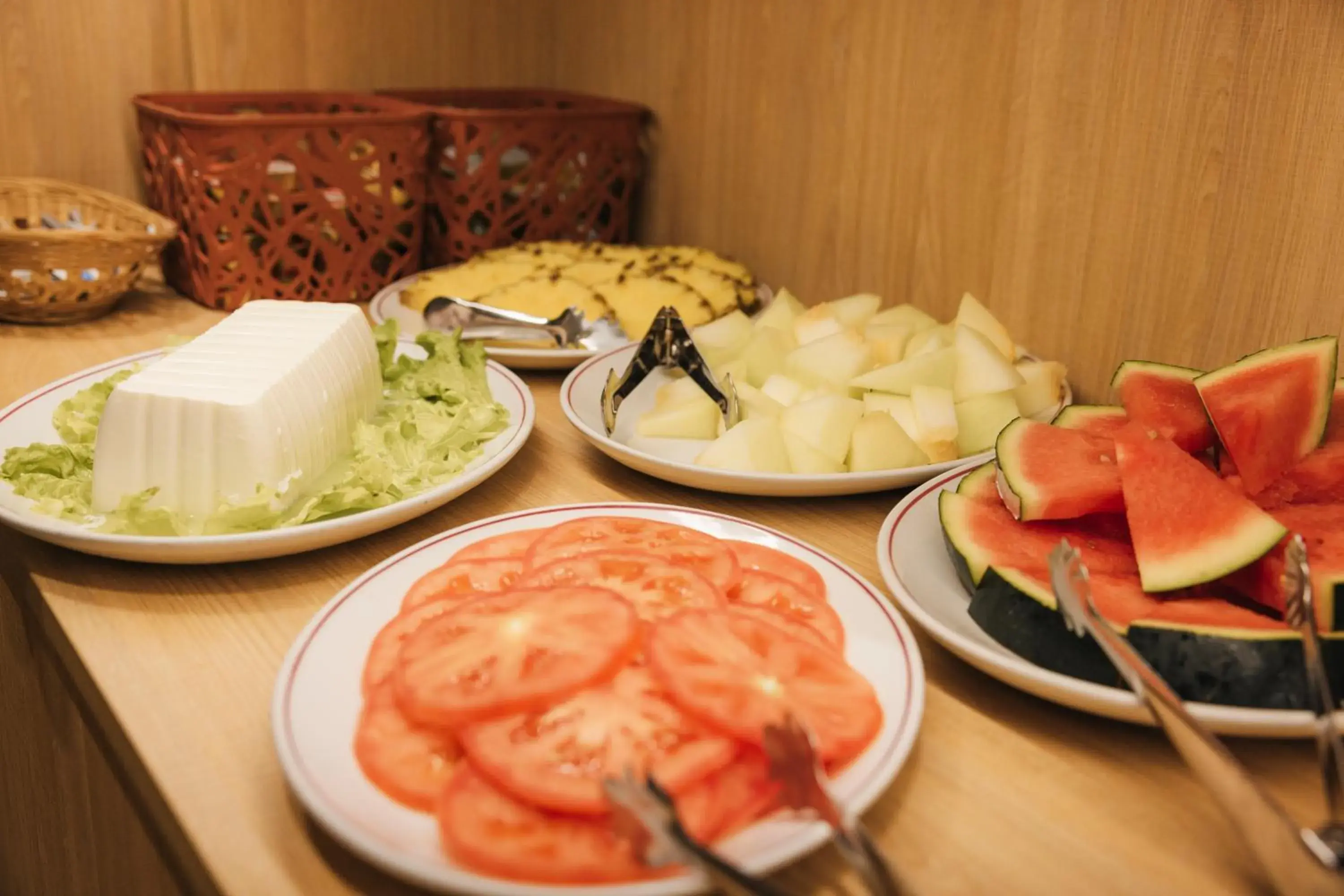 Buffet breakfast in Mondragon Hotela Buffet breakfast in Mondragon Hotela