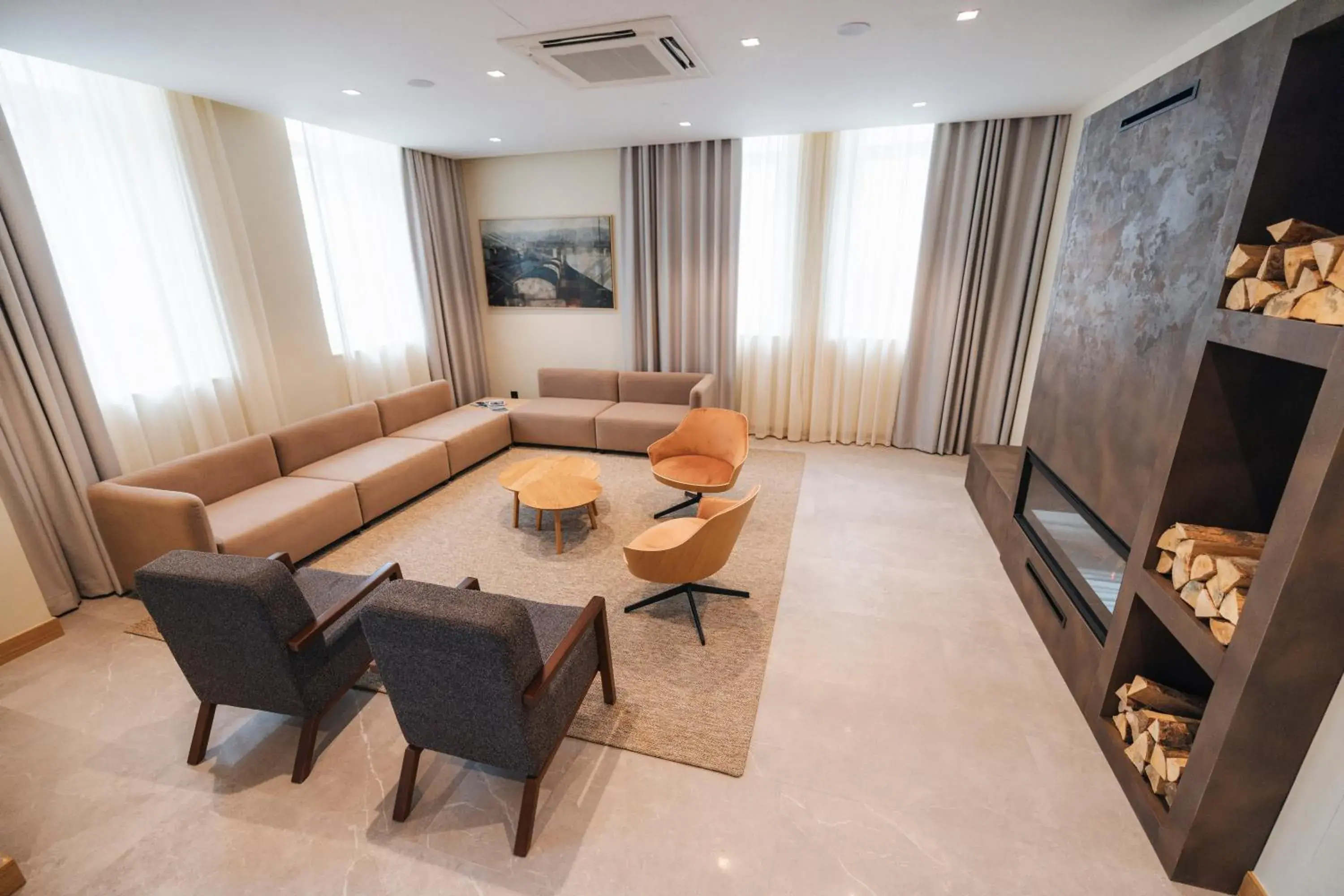 Living room in Mondragon Hotela Living room in Mondragon Hotela