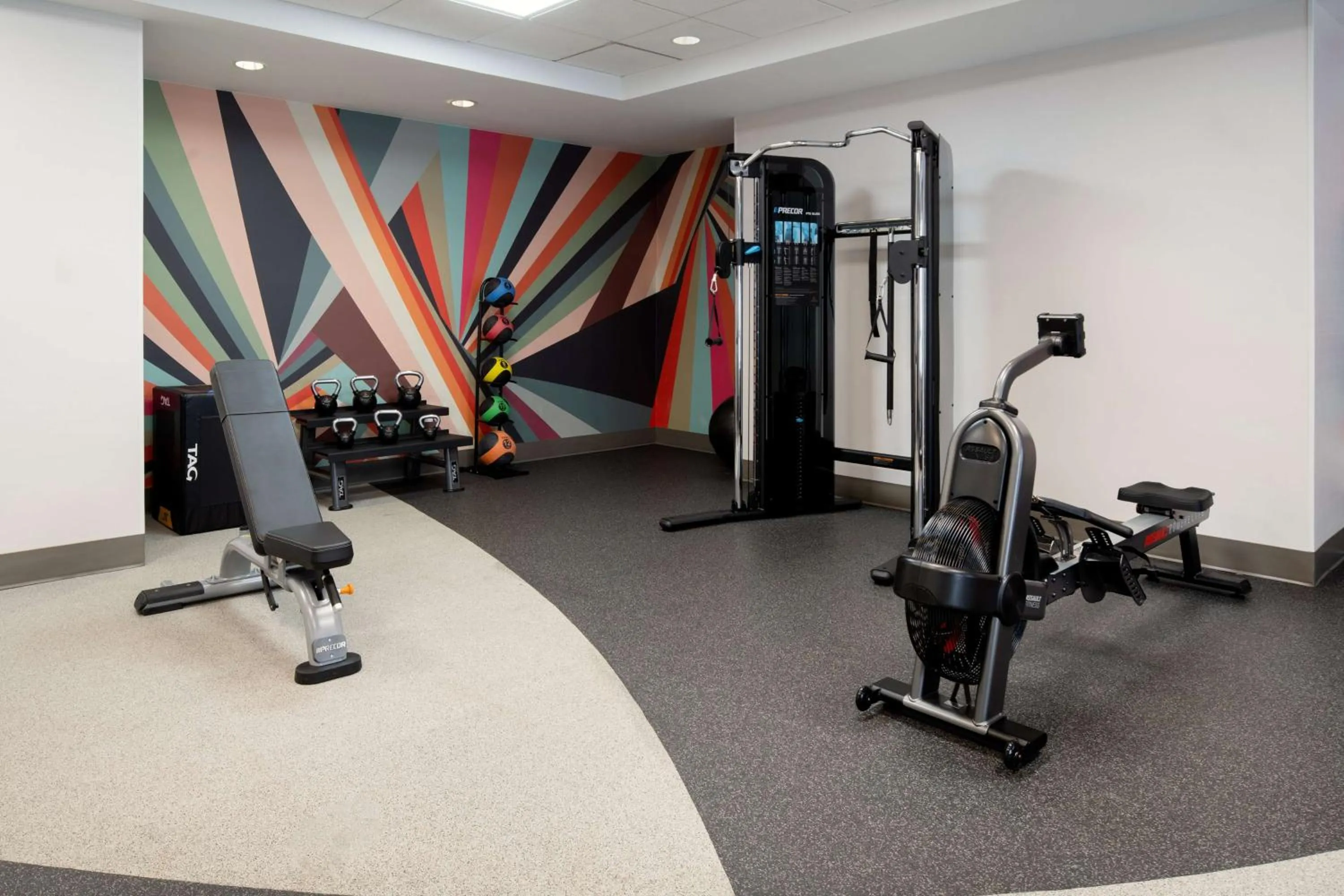 Fitness centre/facilities in Hilton Garden Inn Roseville