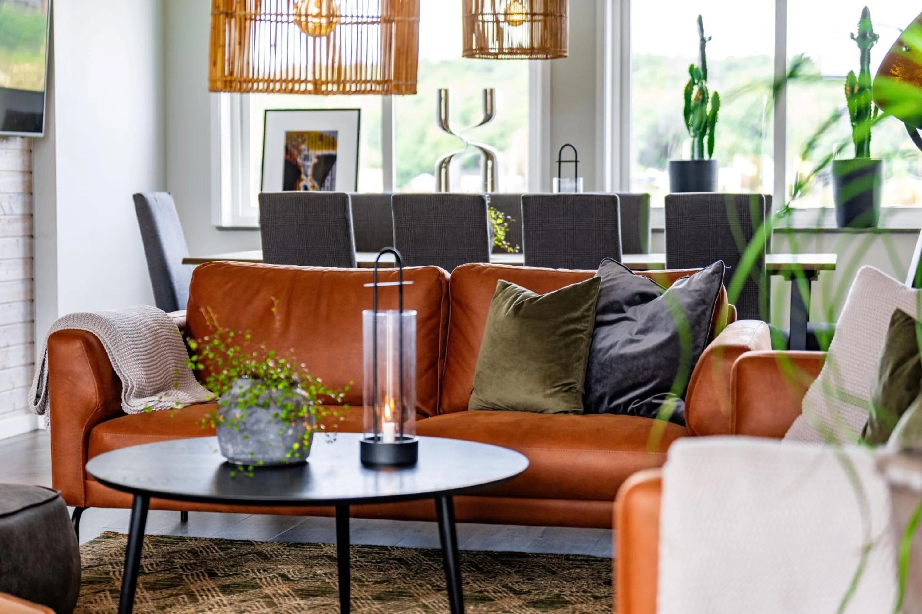 Communal lounge/ TV room in Halmstad Golfarena Hotell & Lägenheter