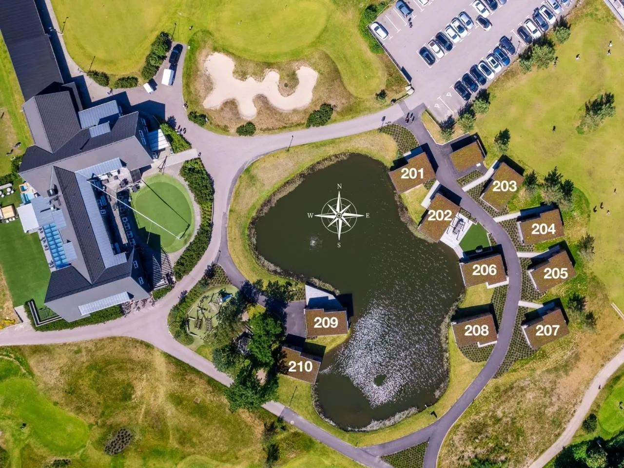 Property building in Halmstad Golfarena Hotell & Lägenheter