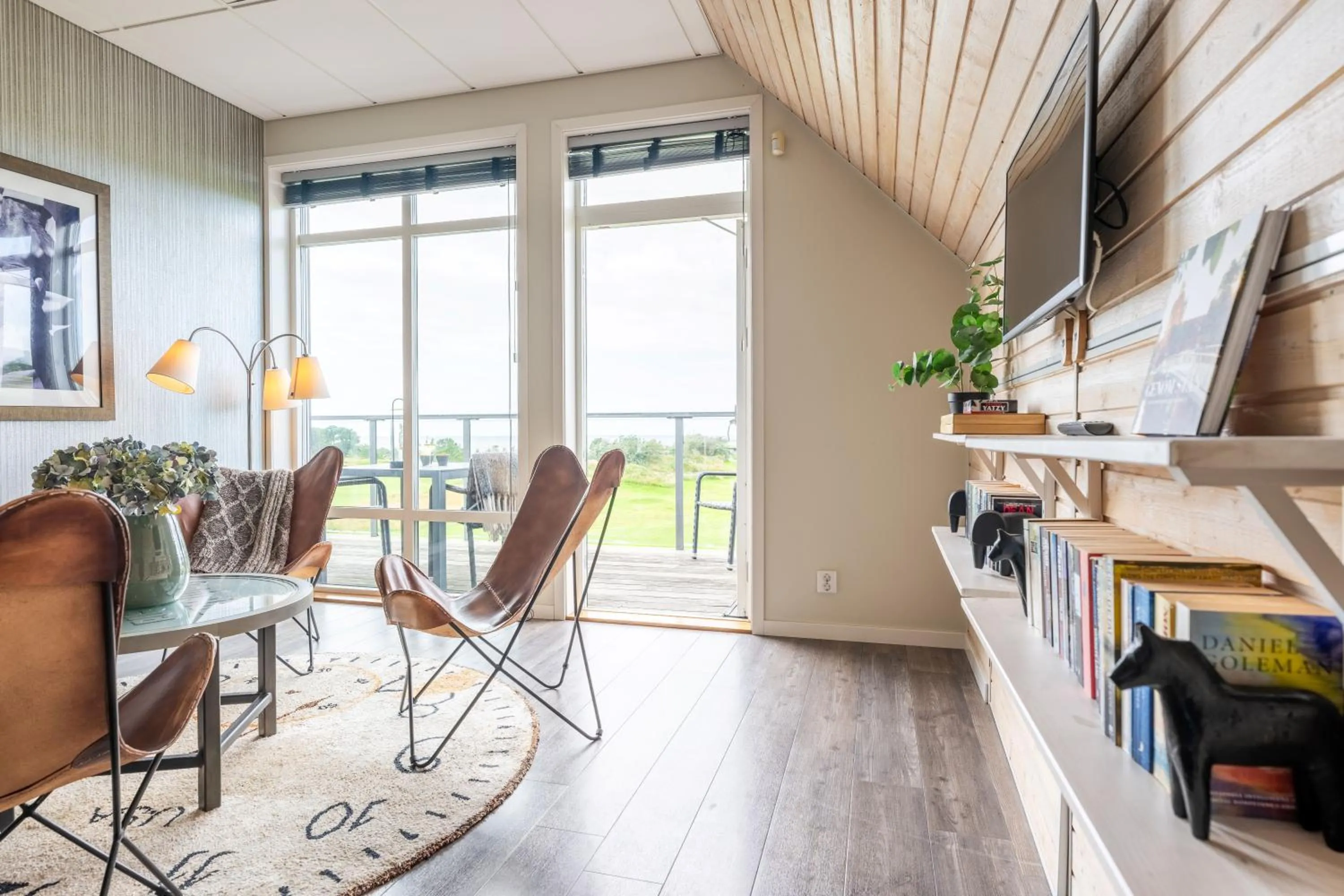 Balcony/Terrace in Halmstad Golfarena Hotell & Lägenheter