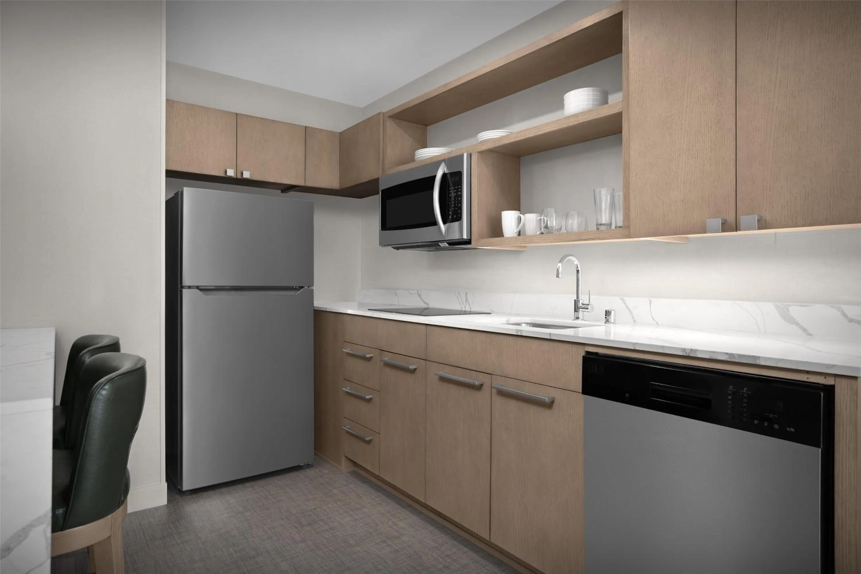 Kitchen or kitchenette in Homewood Suites by Hilton Santa Maria