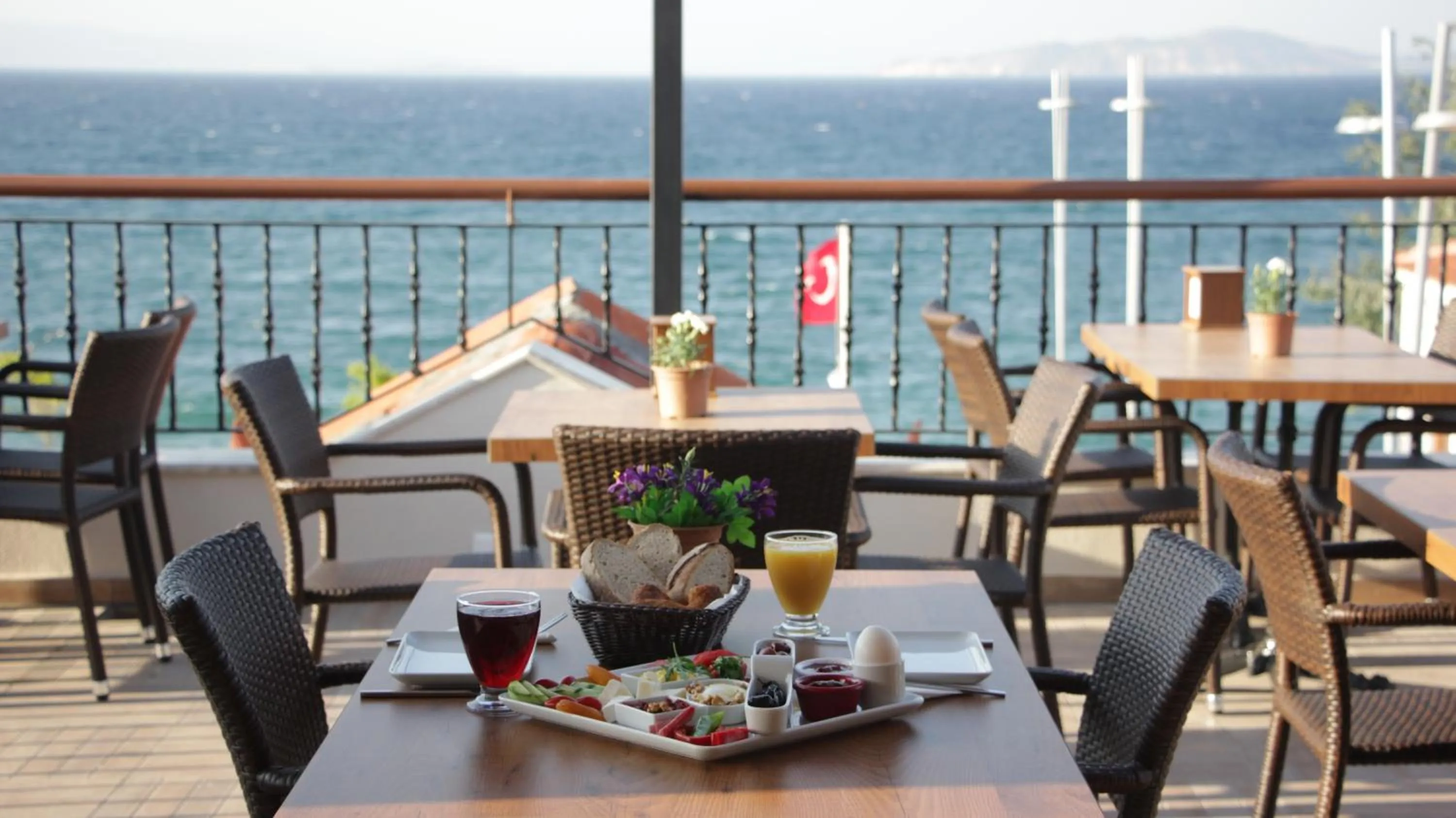 Balcony/Terrace in Focamor Otel