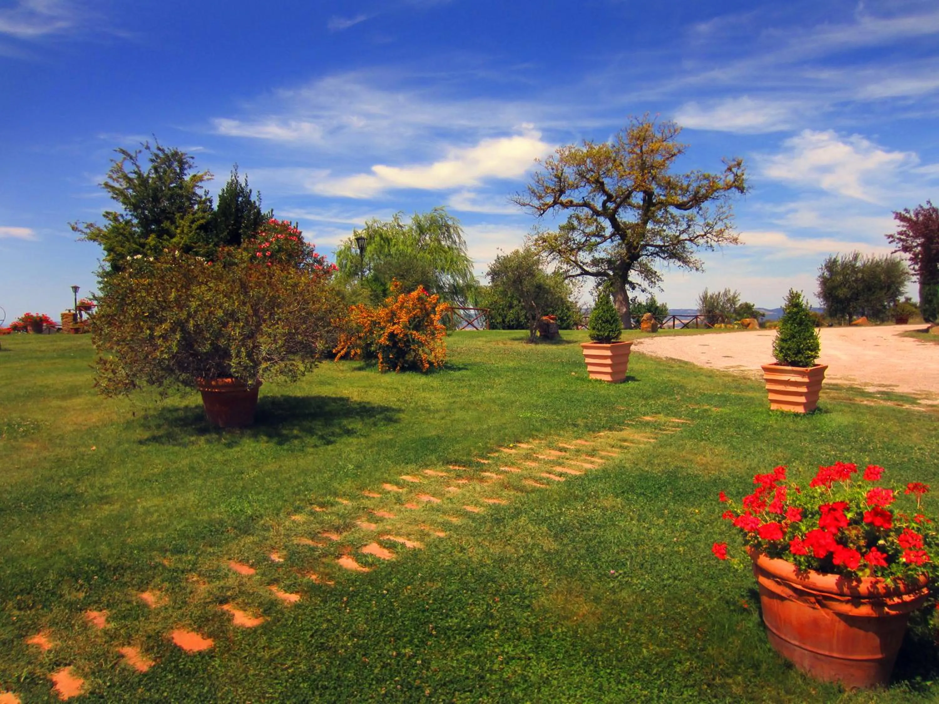 Natural landscape in Casale Giacomini