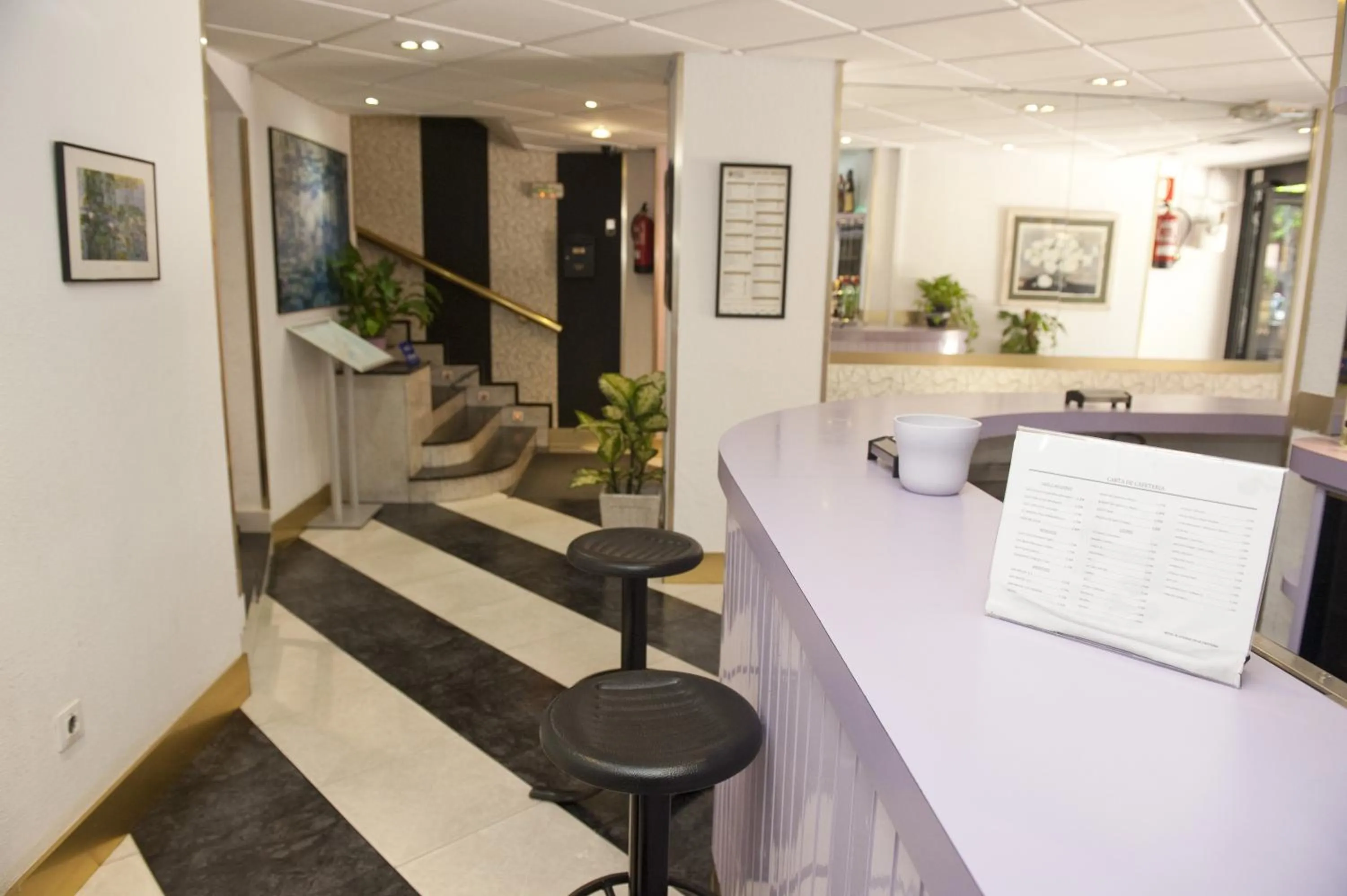 Lobby or reception in Hotel Arha Santander