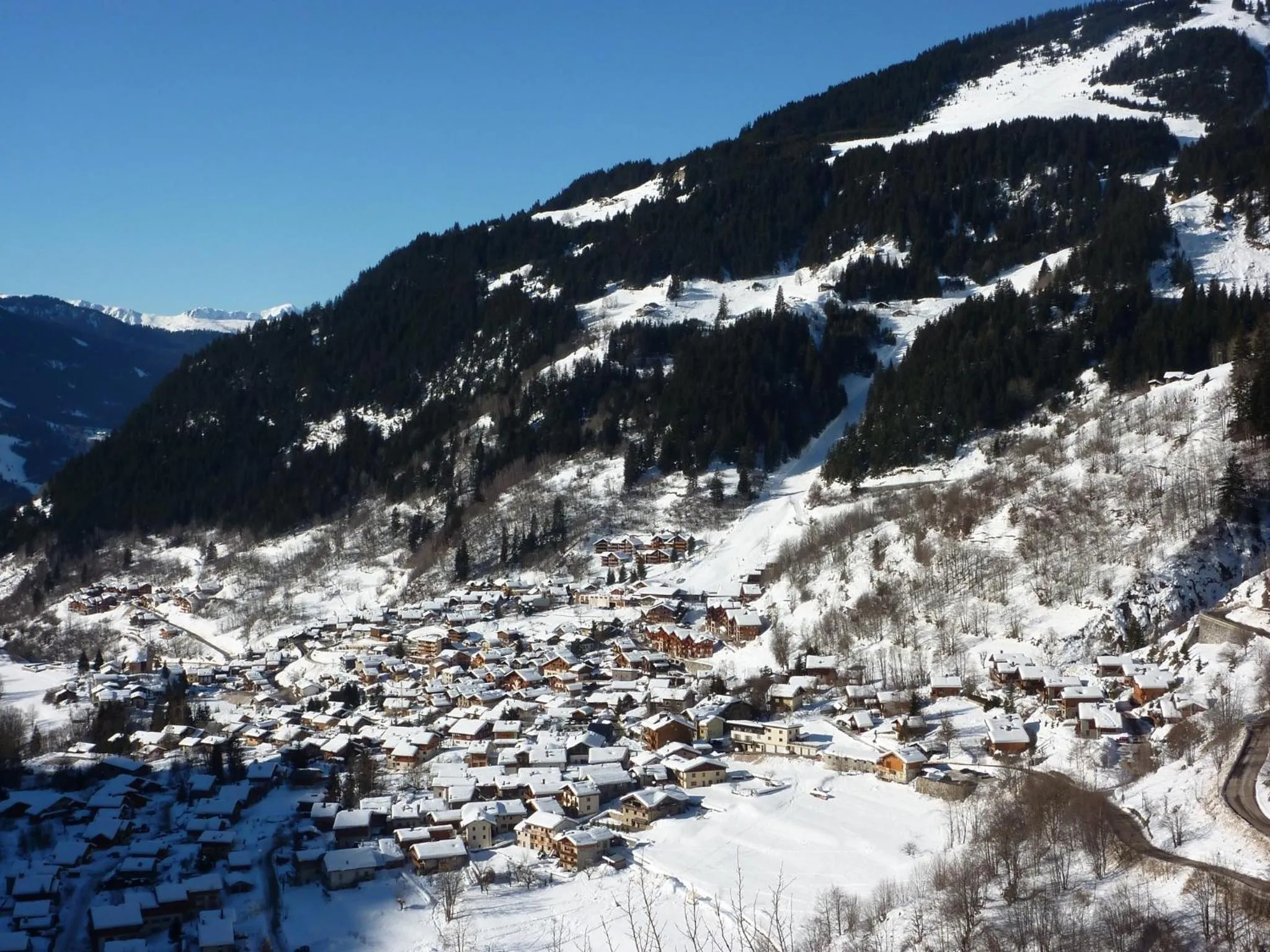 Bird's eye view in Les Glières - Champagny-en-Vanoise