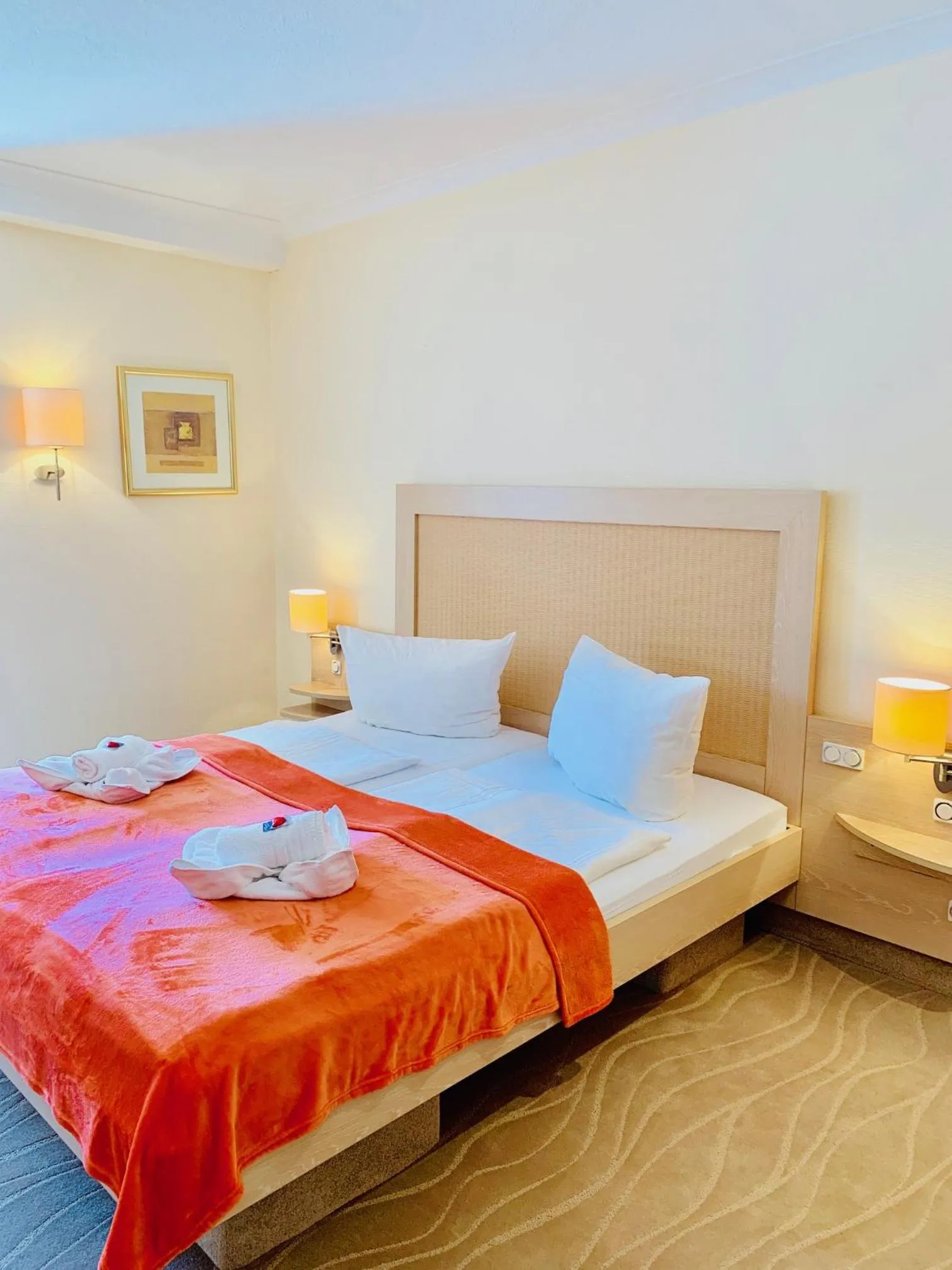 Bed in Aparthotel Kleine Perle