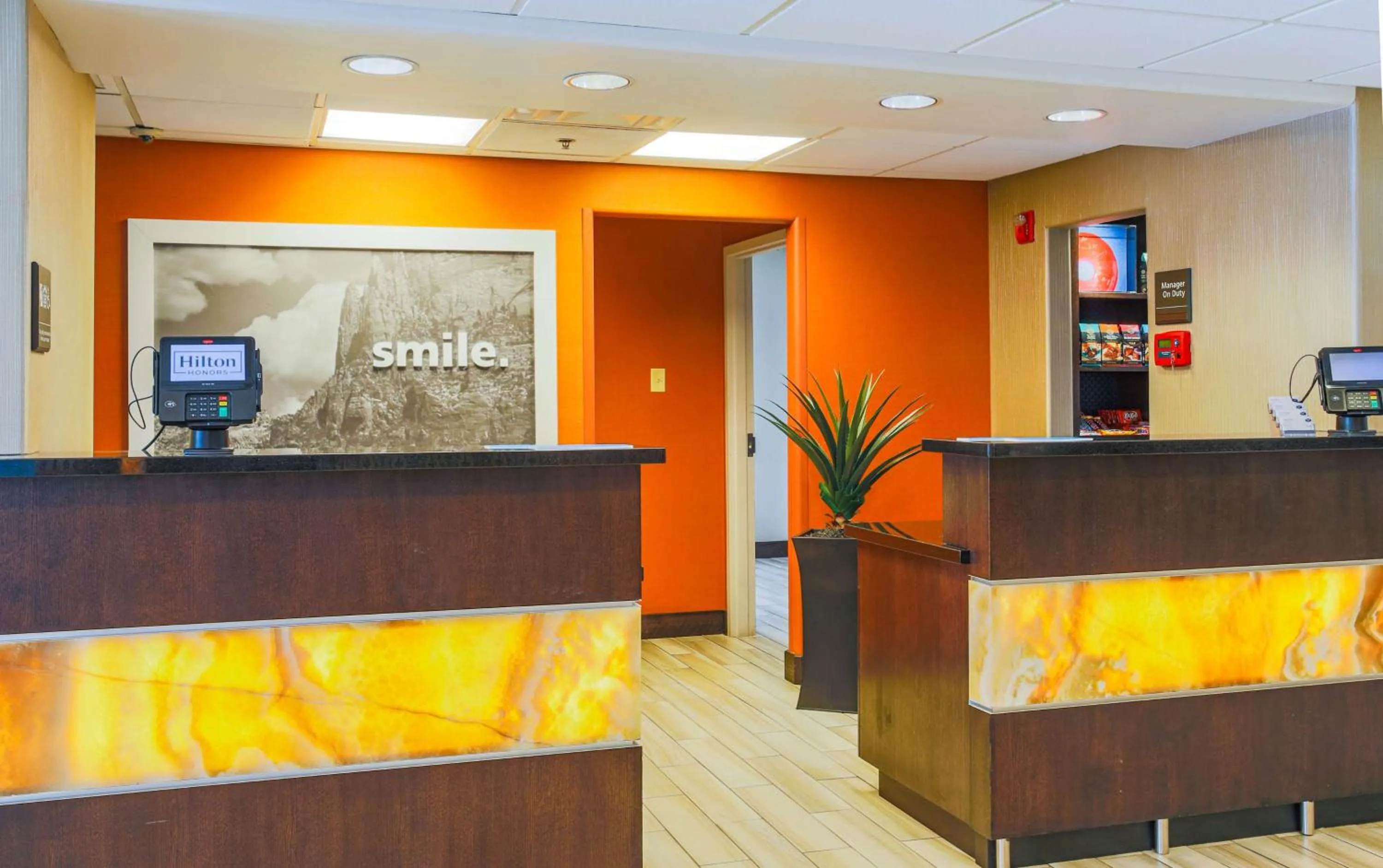 Lobby or reception in Hampton Inn Prescott