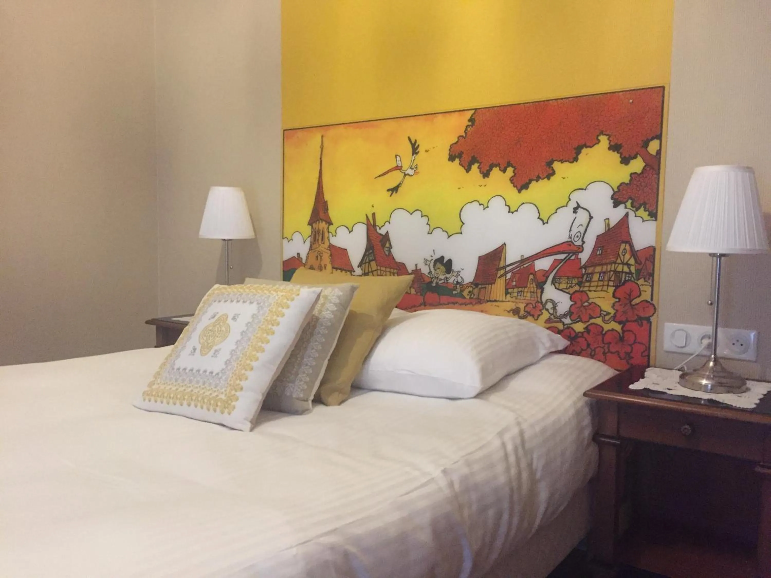 Bedroom, Bed in Auberge Le Meisenberg