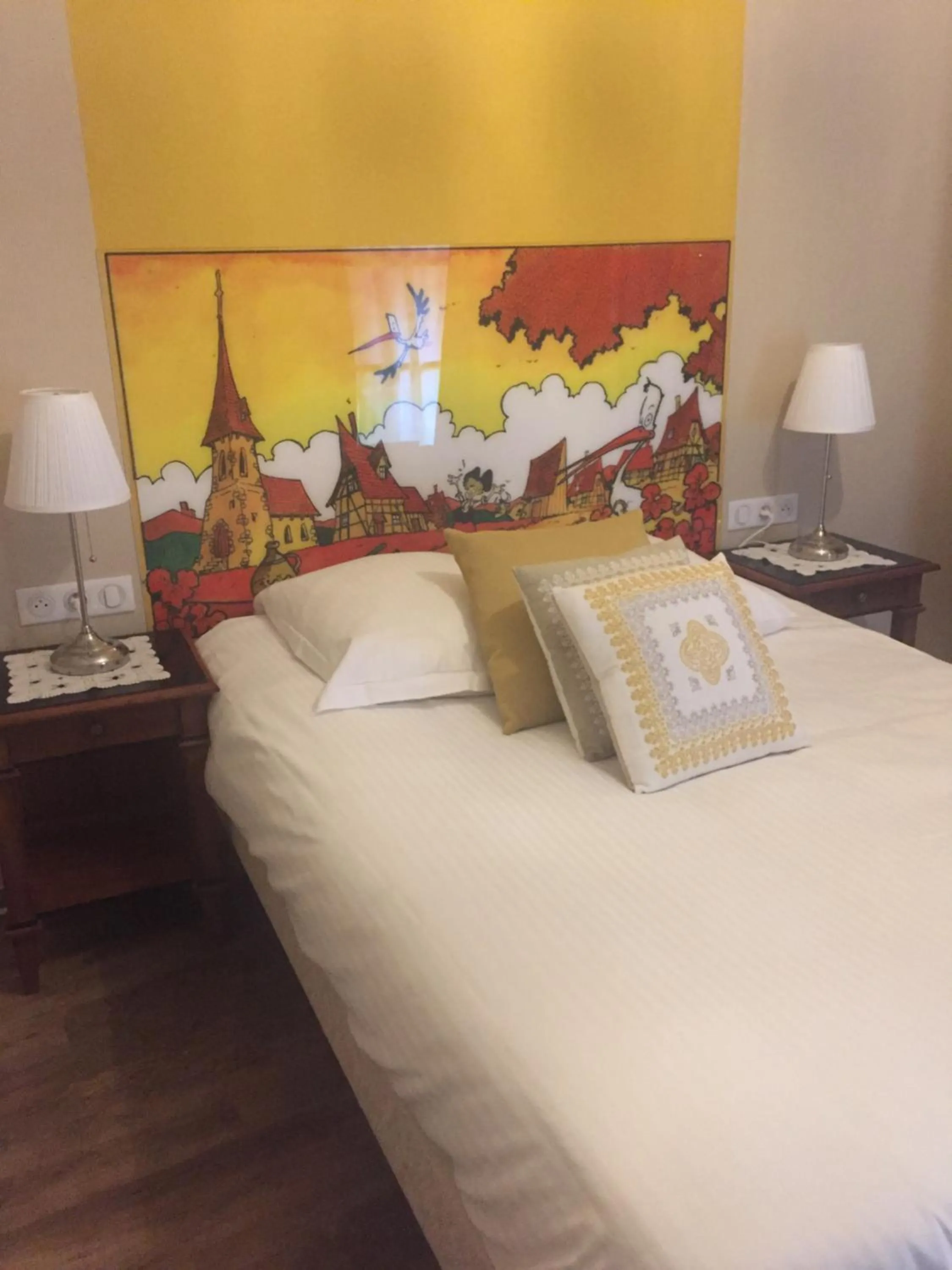 Bedroom, Bed in Auberge Le Meisenberg