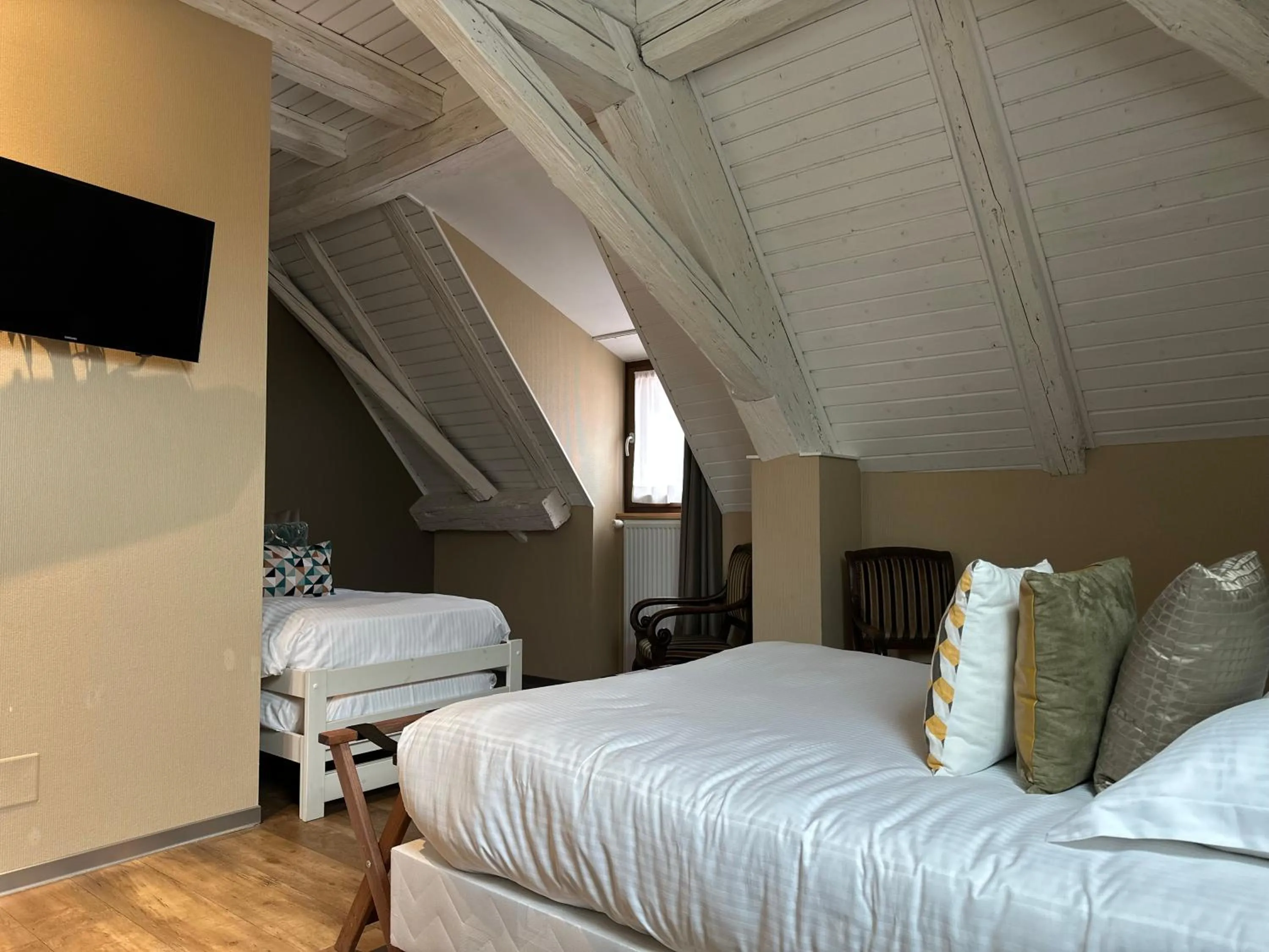 Bed in Auberge Le Meisenberg