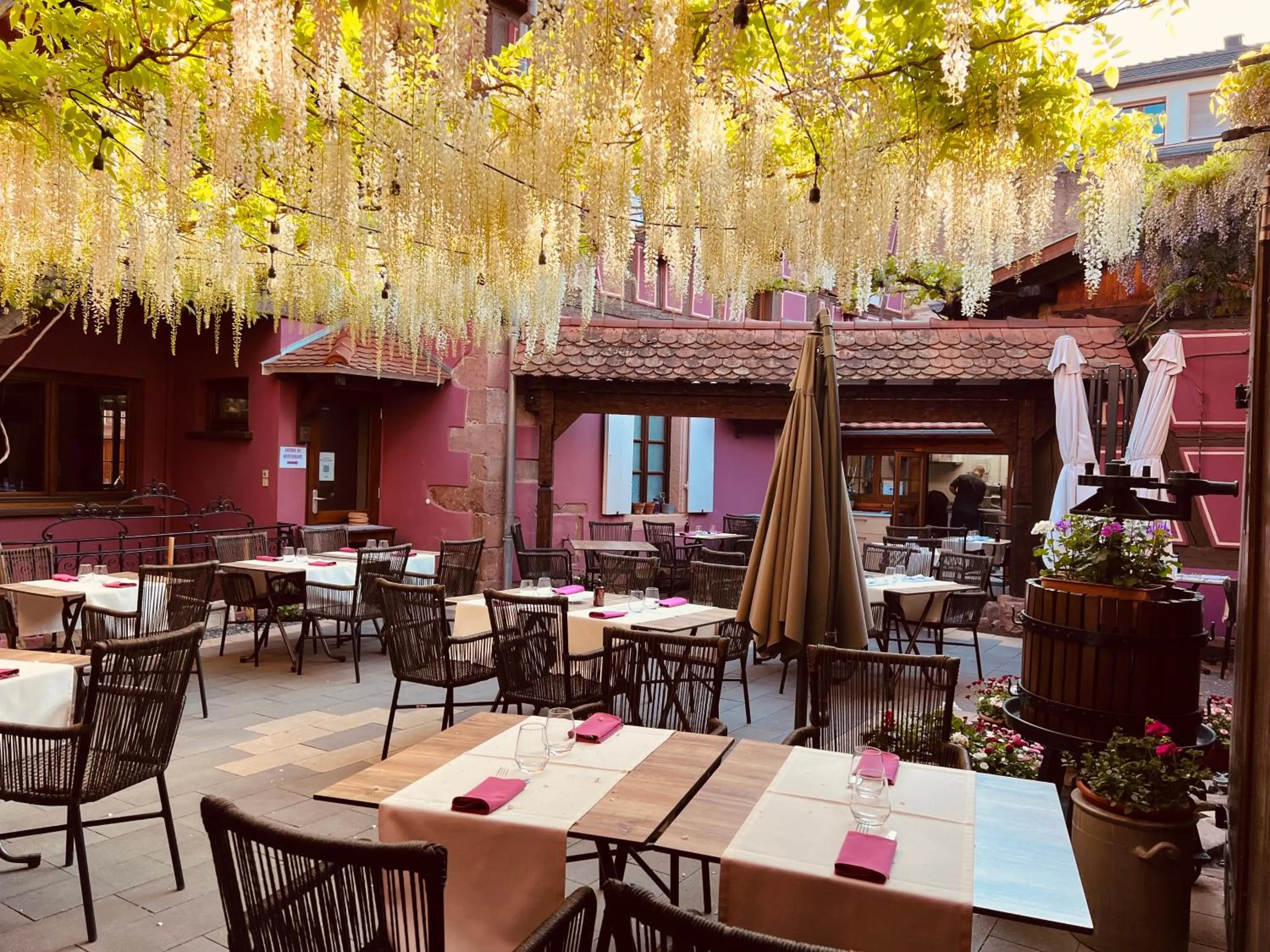 Balcony/Terrace in Auberge Le Meisenberg