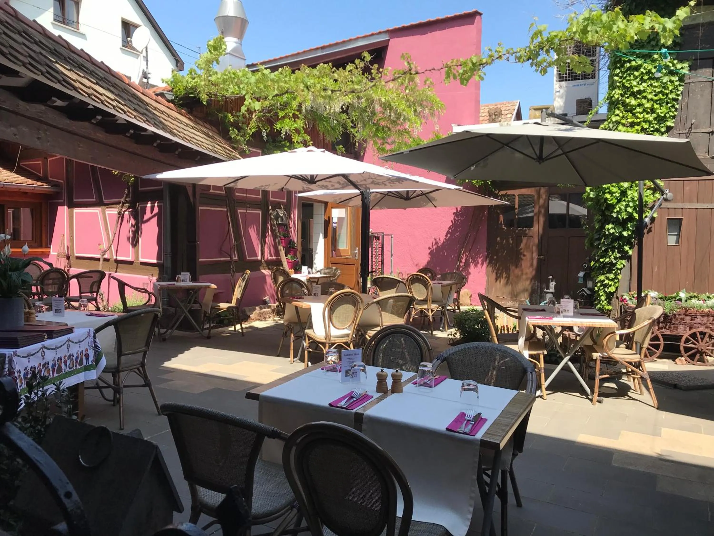 Balcony/Terrace in Auberge Le Meisenberg