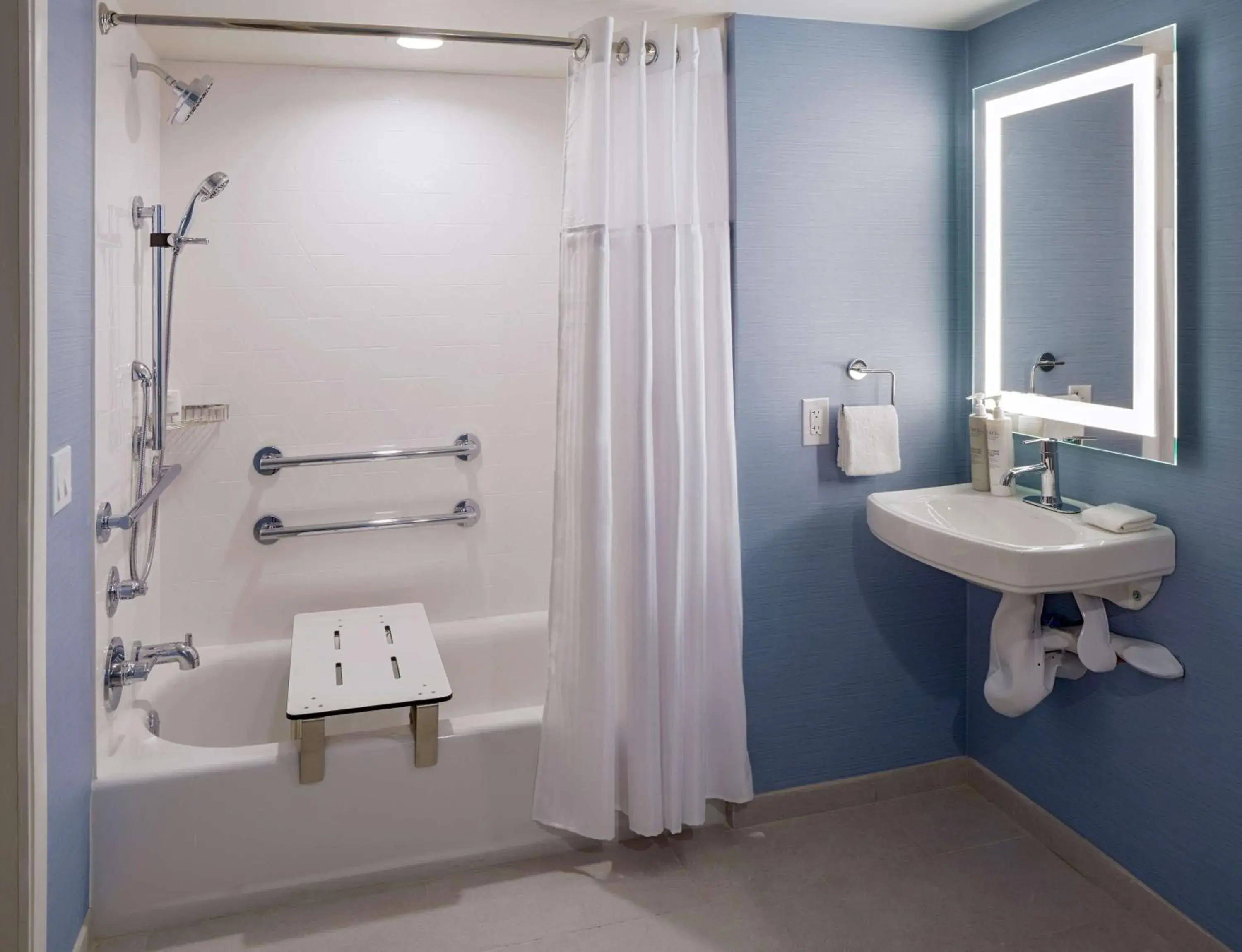 Bathroom in Hilton Garden Inn Dana Point Doheny Beach Bathroom in Hilton Garden Inn Dana Point Doheny Beach