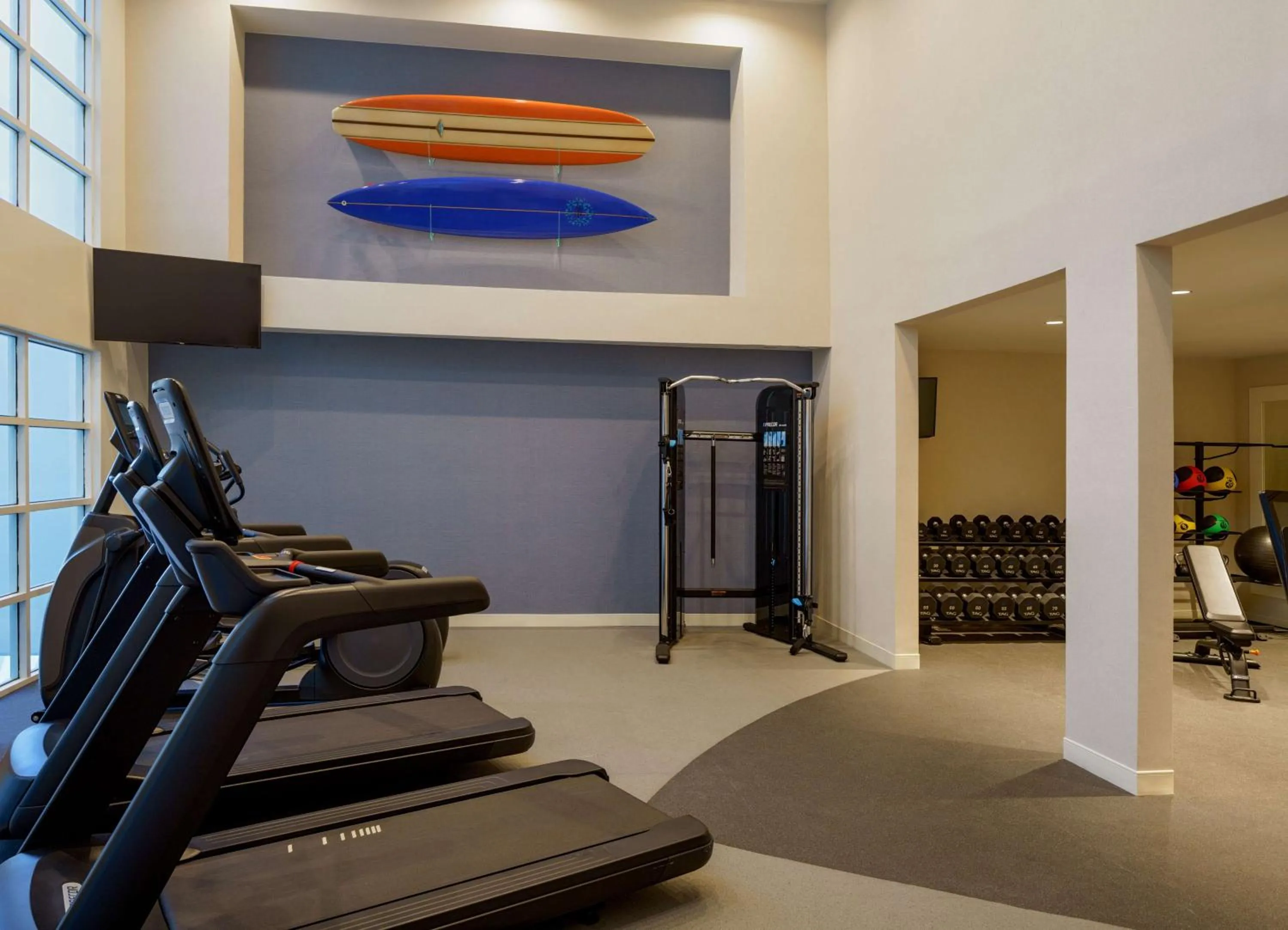 Fitness centre/facilities in Hilton Garden Inn Dana Point Doheny Beach