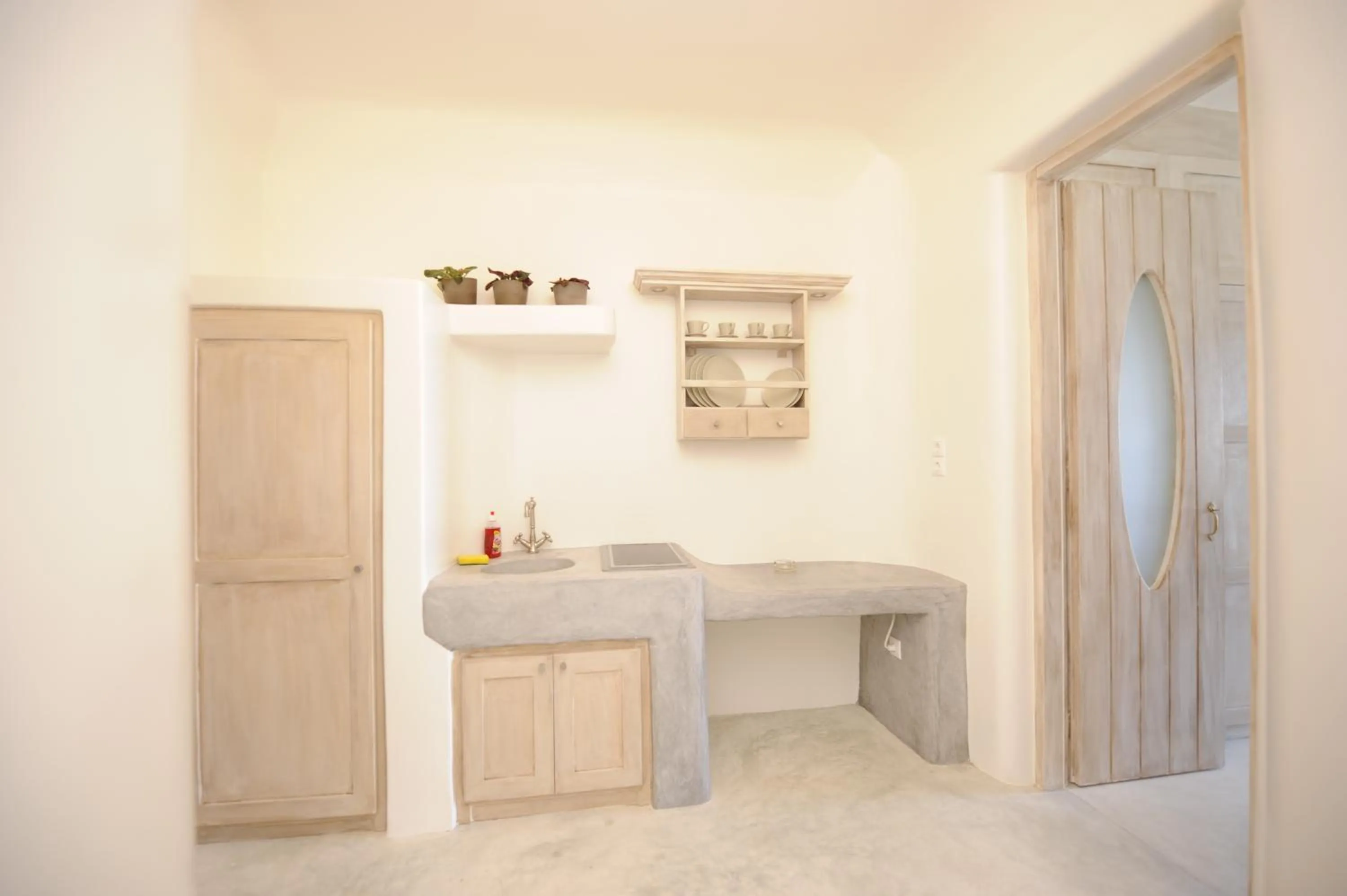 Kitchen or kitchenette in Hotel Senia