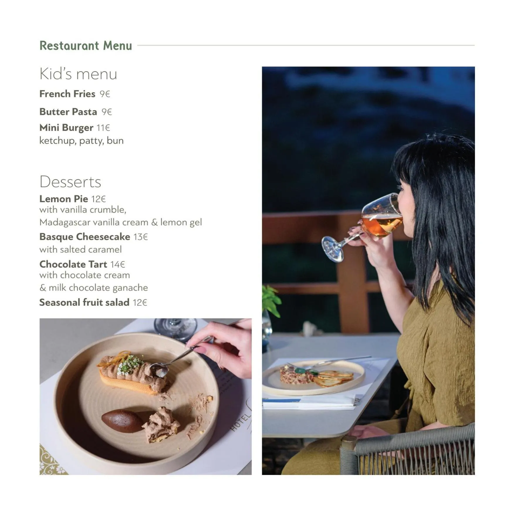 Restaurant/places to eat in Hotel Senia