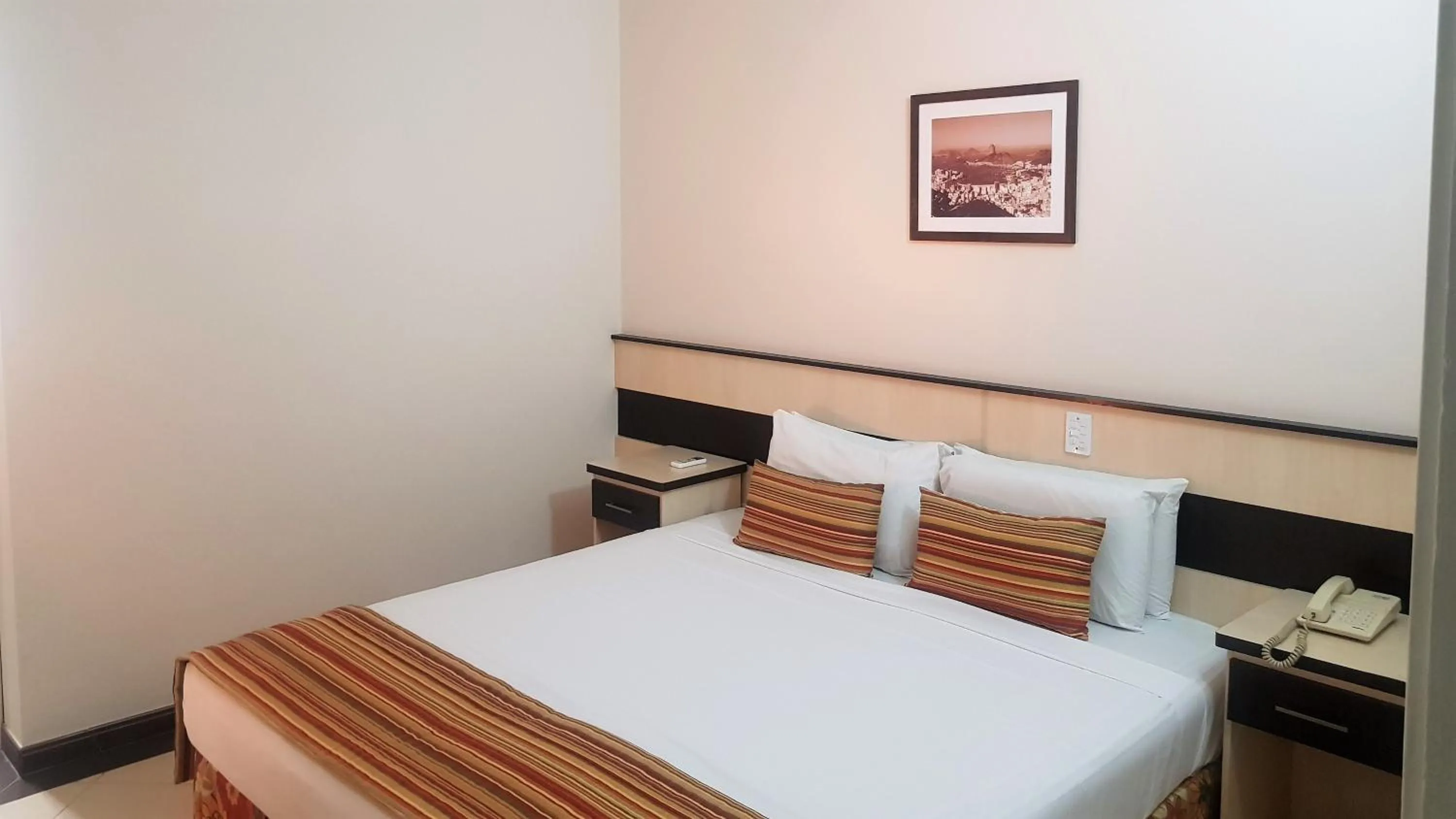 Bed in Hotel Cristal Rio Claro