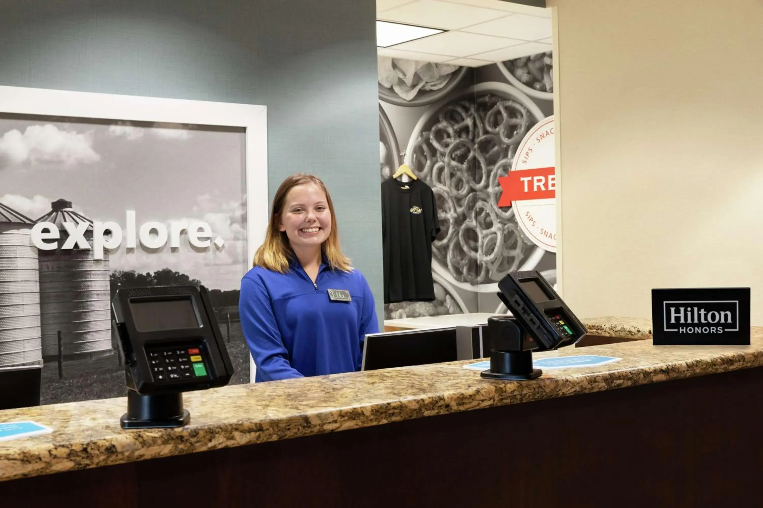 Lobby or reception in Hampton Inn & Suites Rogers Lobby or reception in Hampton Inn & Suites Rogers