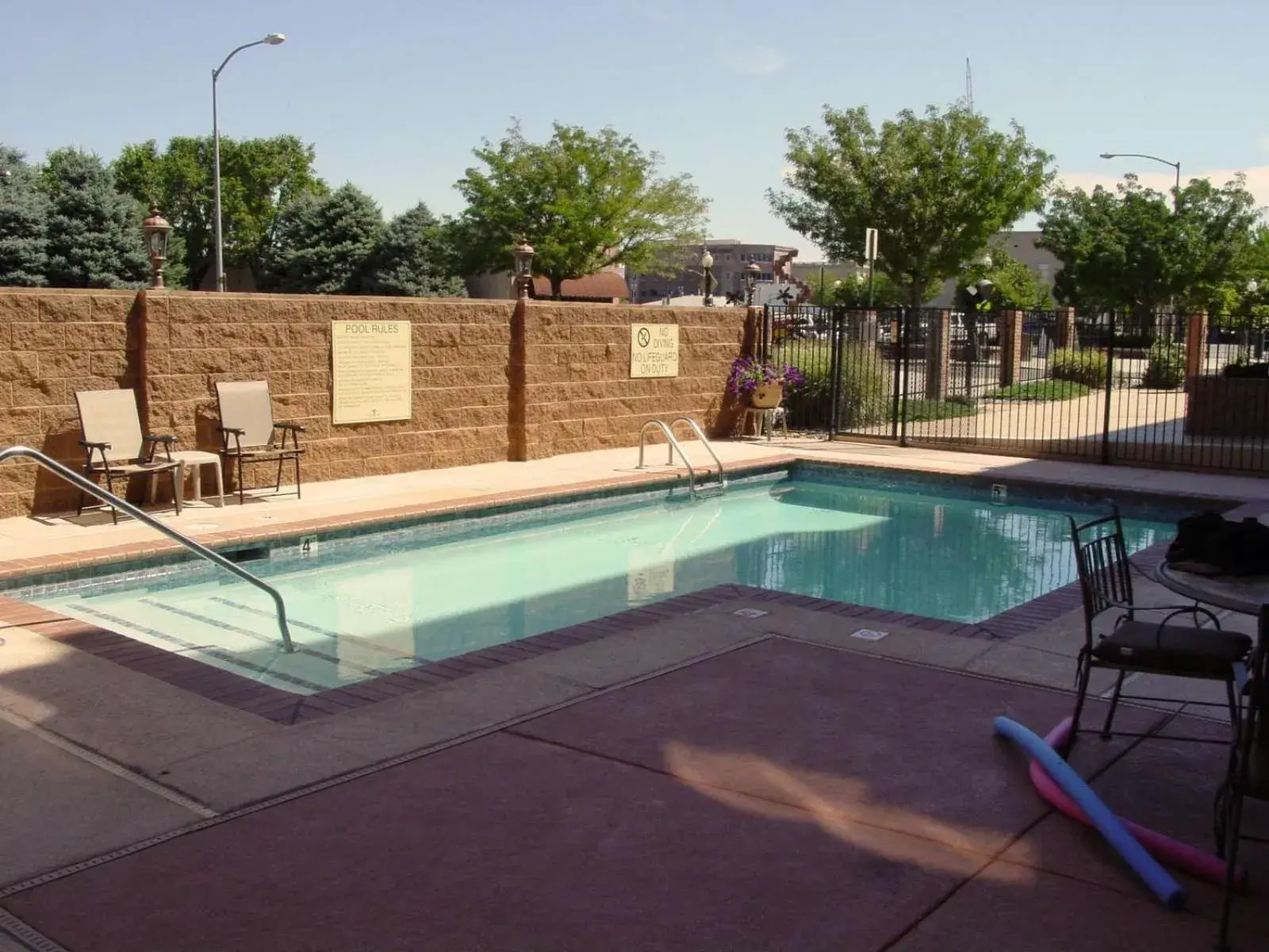 Pool view in Hampton Inn Grand Junction Pool view in Hampton Inn Grand Junction