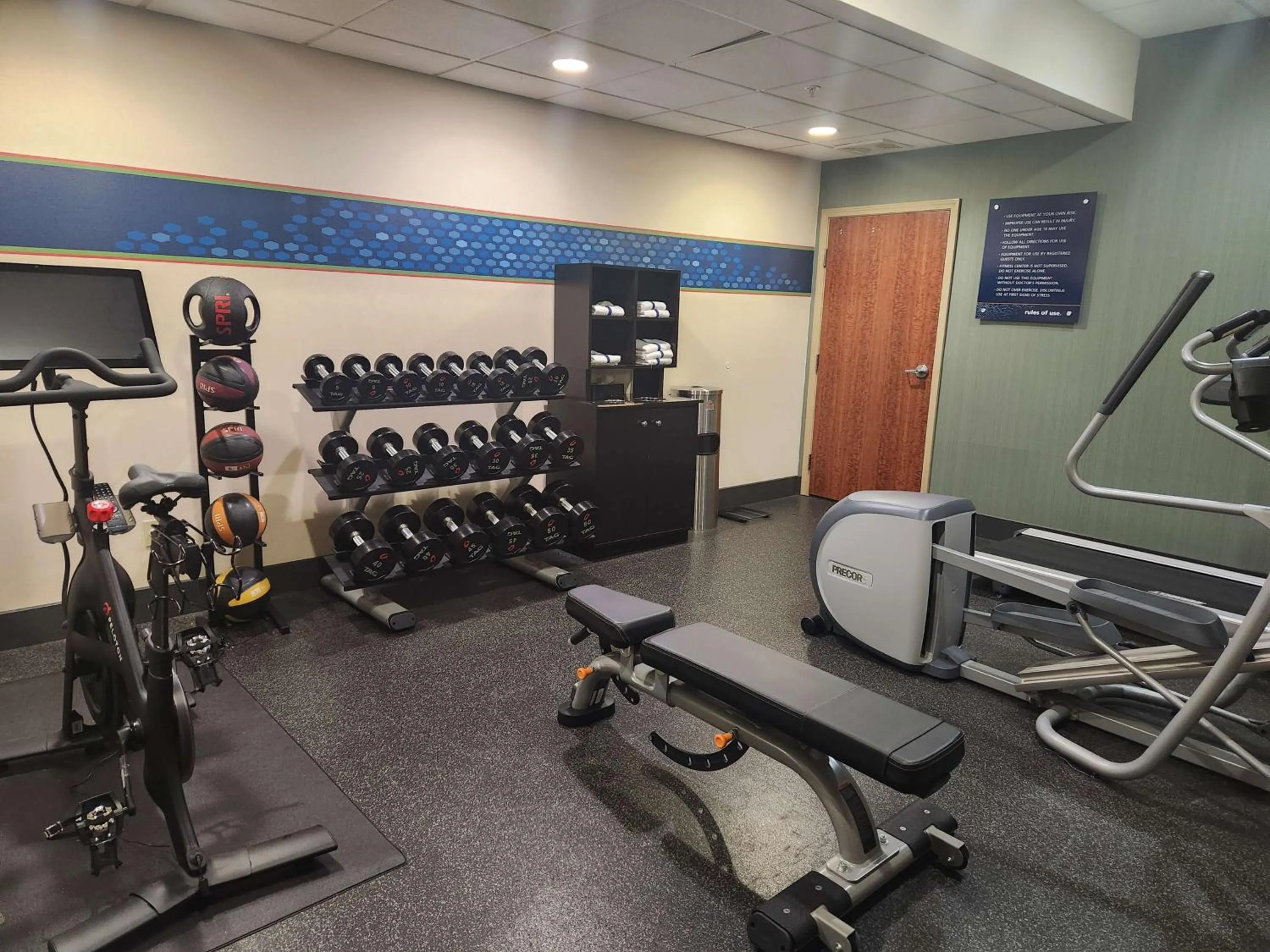 Fitness centre/facilities in Hampton Inn Grand Junction