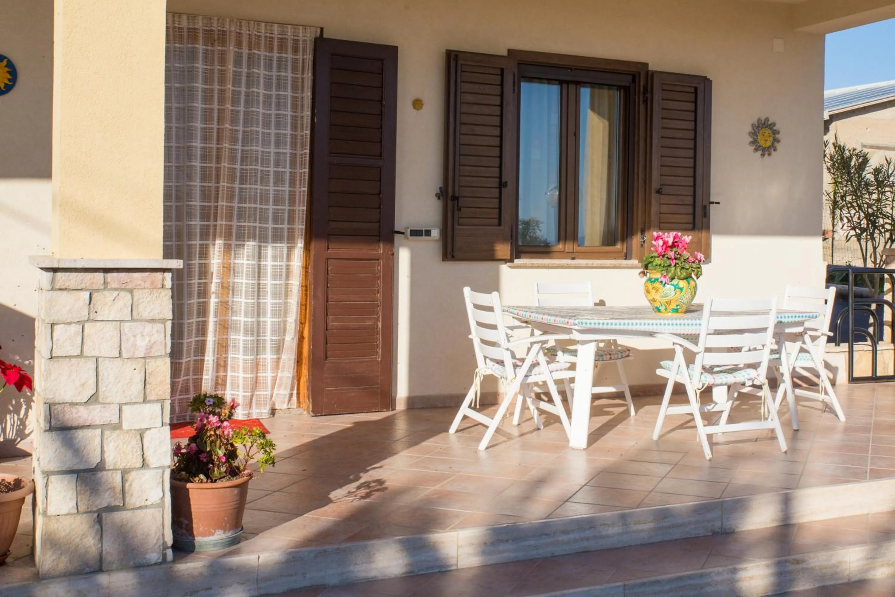 Facade/entrance in B&B La Veranda