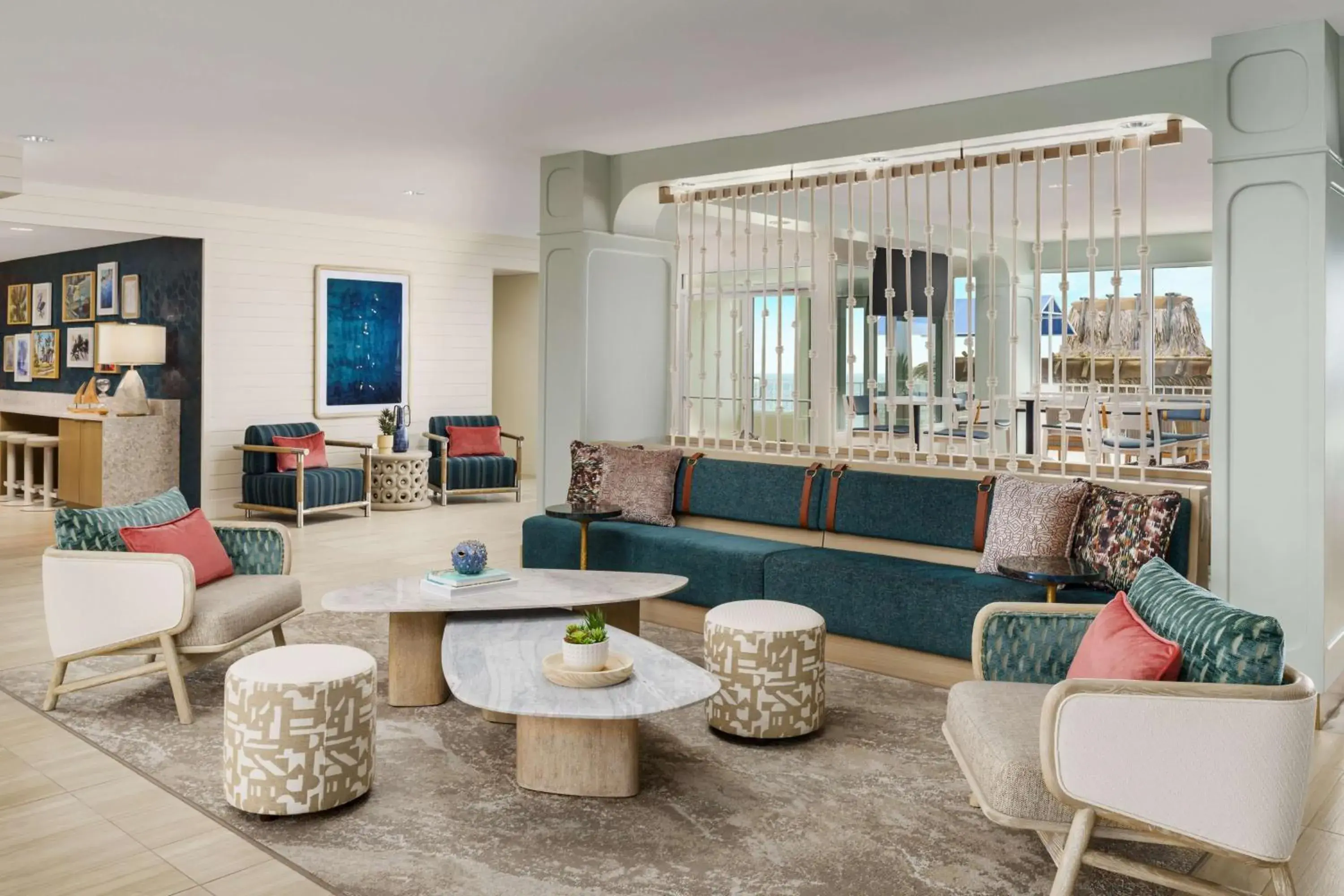 Lobby or reception in DoubleTree Beach Resort by Hilton Tampa Bay – North Redington Beach Lobby or reception in DoubleTree Beach Resort by Hilton Tampa Bay – North Redington Beach