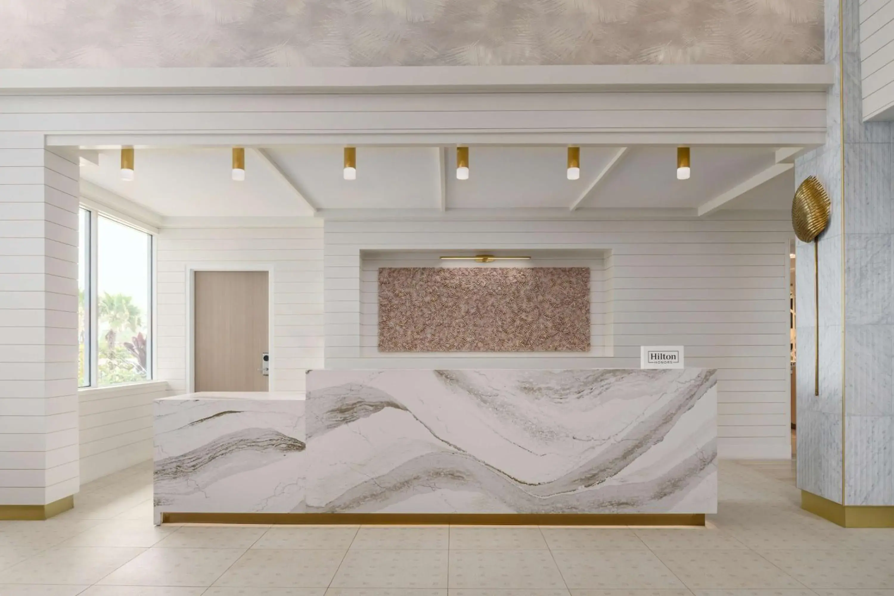Lobby or reception, Bed in DoubleTree Beach Resort by Hilton Tampa Bay – North Redington Beach Lobby or reception, Bed in DoubleTree Beach Resort by Hilton Tampa Bay – North Redington Beach