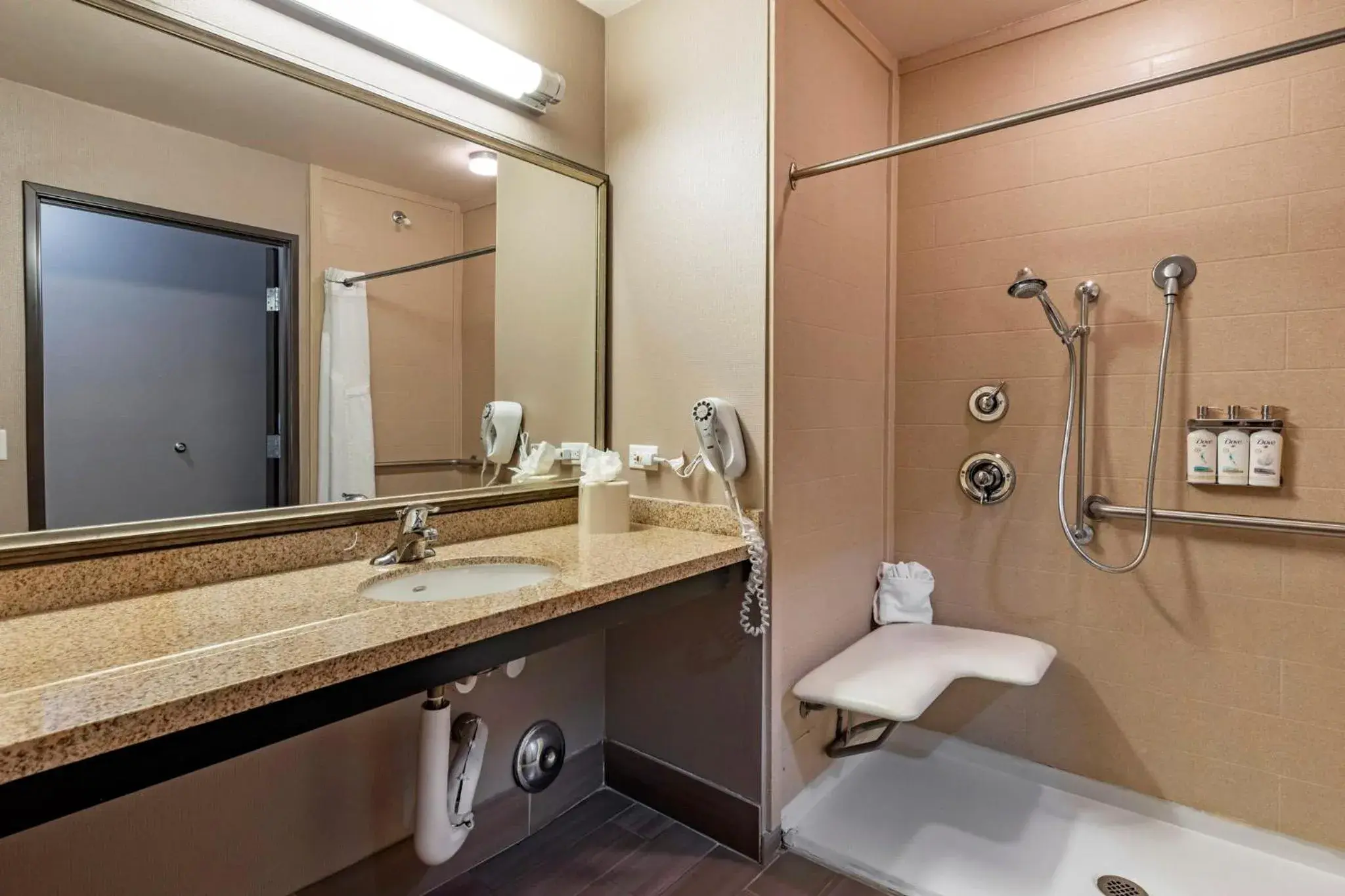 Standard Queen Room with Two Queen Beds and Transfer Shower - Mobility Access in Holiday Inn Express & Suites Indio - Coachella Valley by IHG Standard Queen Room with Two Queen Beds and Transfer Shower - Mobility Access in Holiday Inn Express & Suites Indio - Coachella Valley by IHG