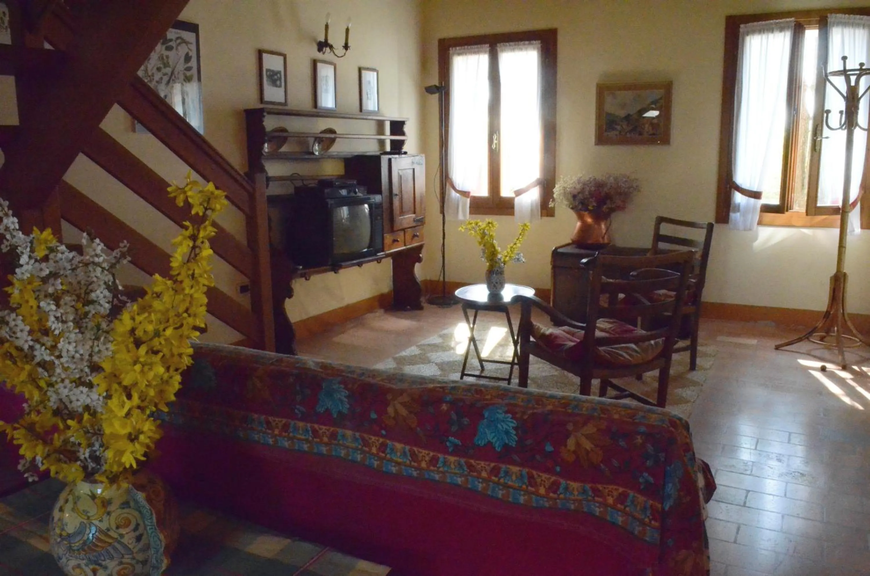 Living room in agriturismo Cà Roer