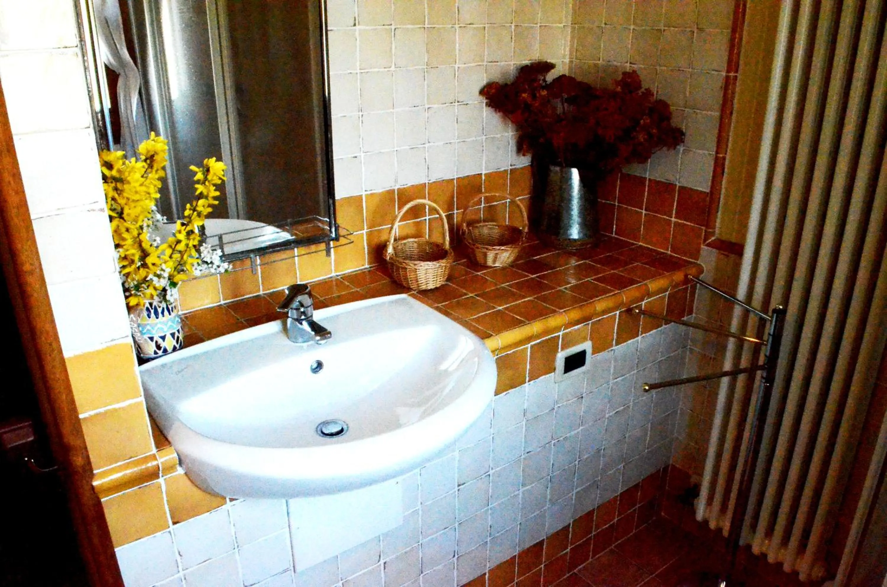 Bathroom in agriturismo Cà Roer