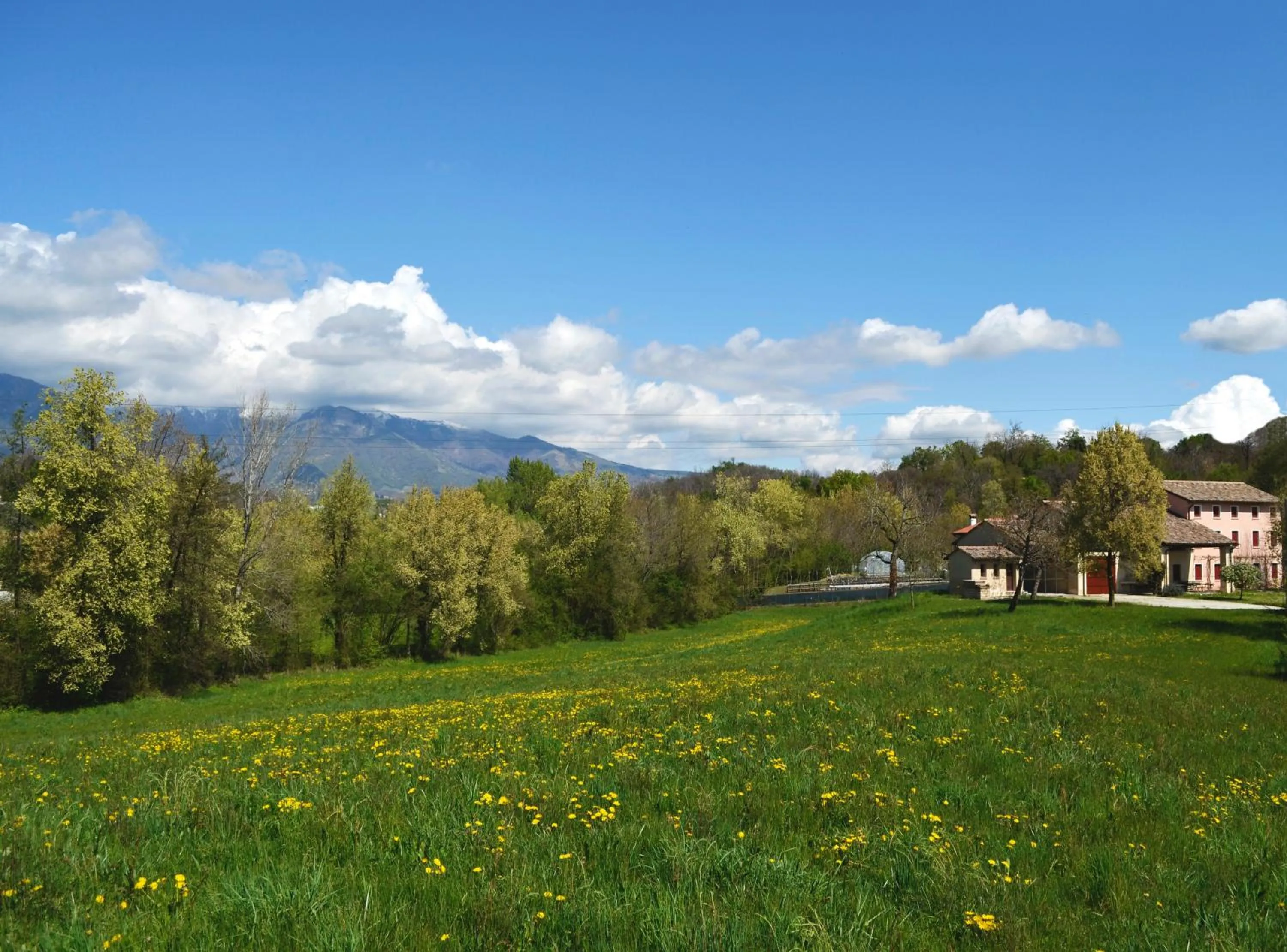 Natural landscape in agriturismo Cà Roer