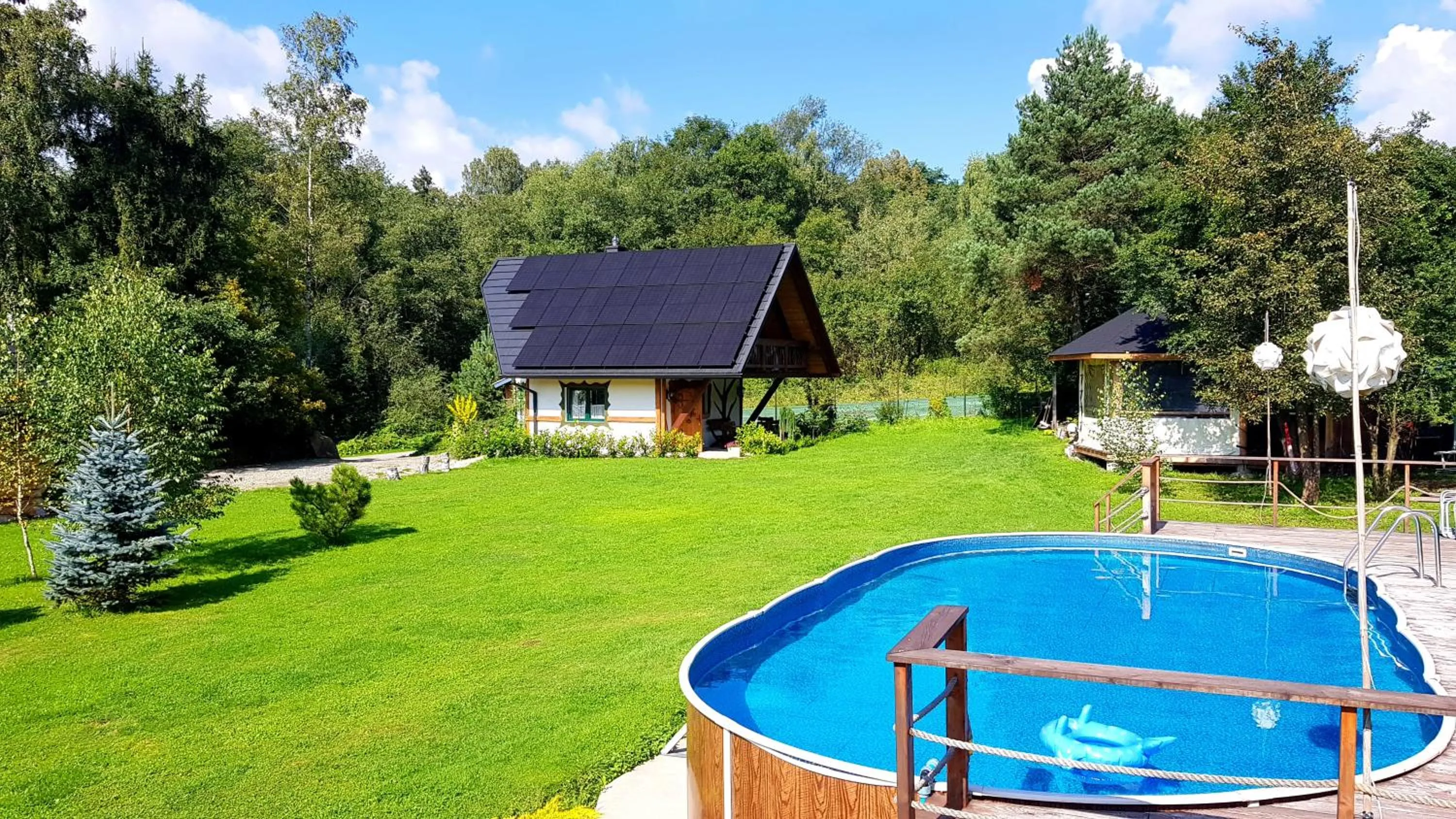 Swimming pool in Chata w Rabce - Bajkowa Osada