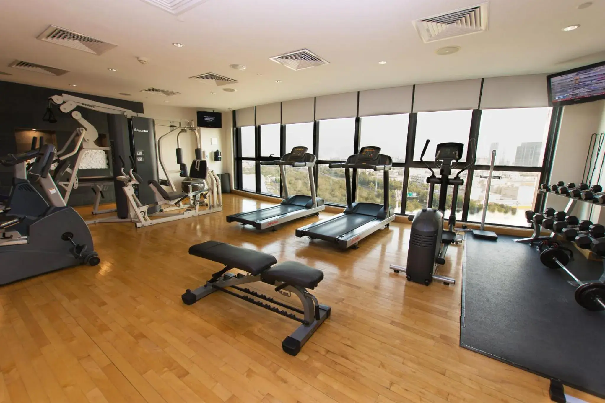 Fitness centre/facilities in Holiday Inn Abu Dhabi by IHG Fitness centre/facilities in Holiday Inn Abu Dhabi by IHG
