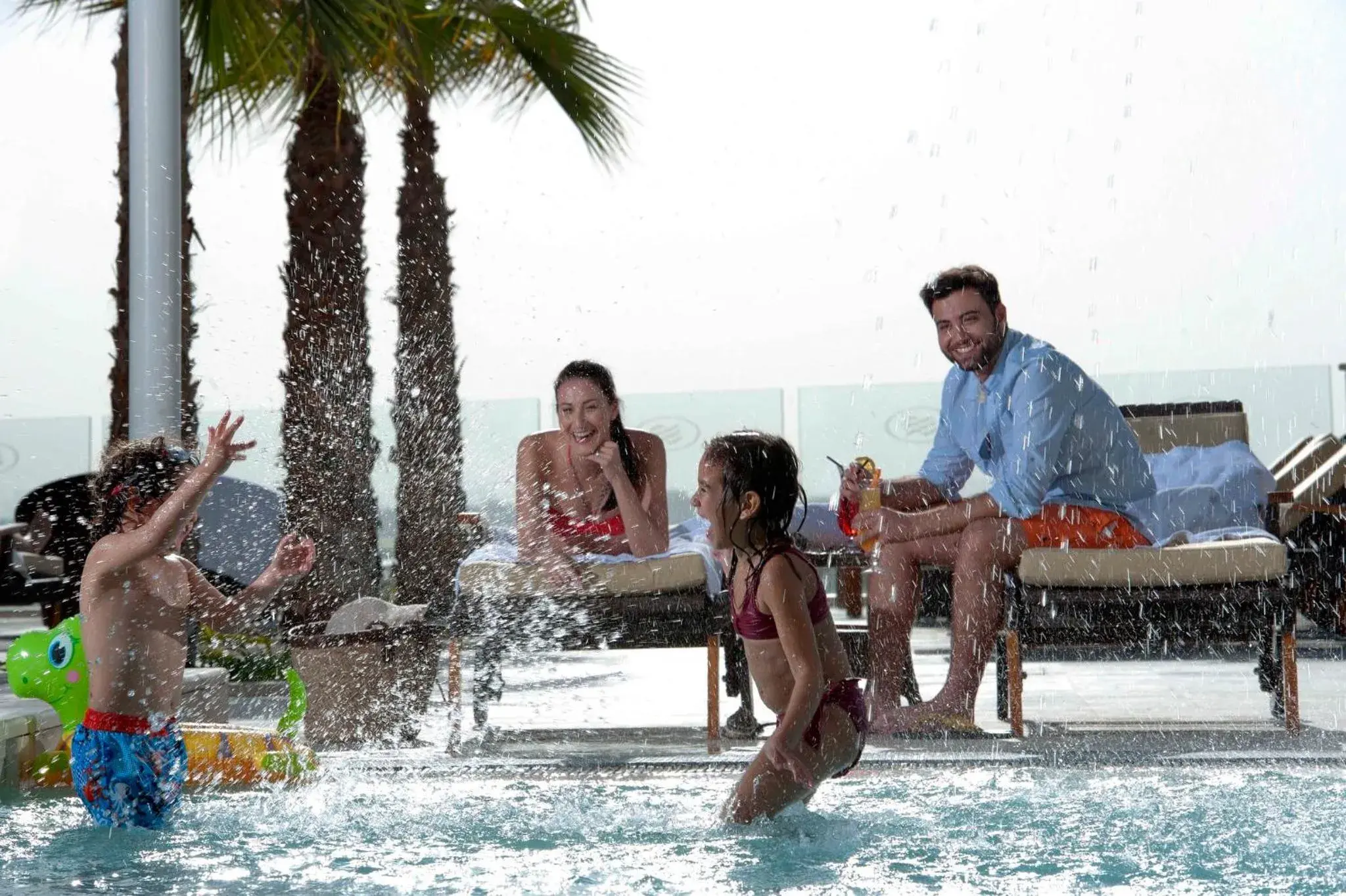 Swimming pool in Crowne Plaza Yas Island by IHG Swimming pool in Crowne Plaza Yas Island by IHG