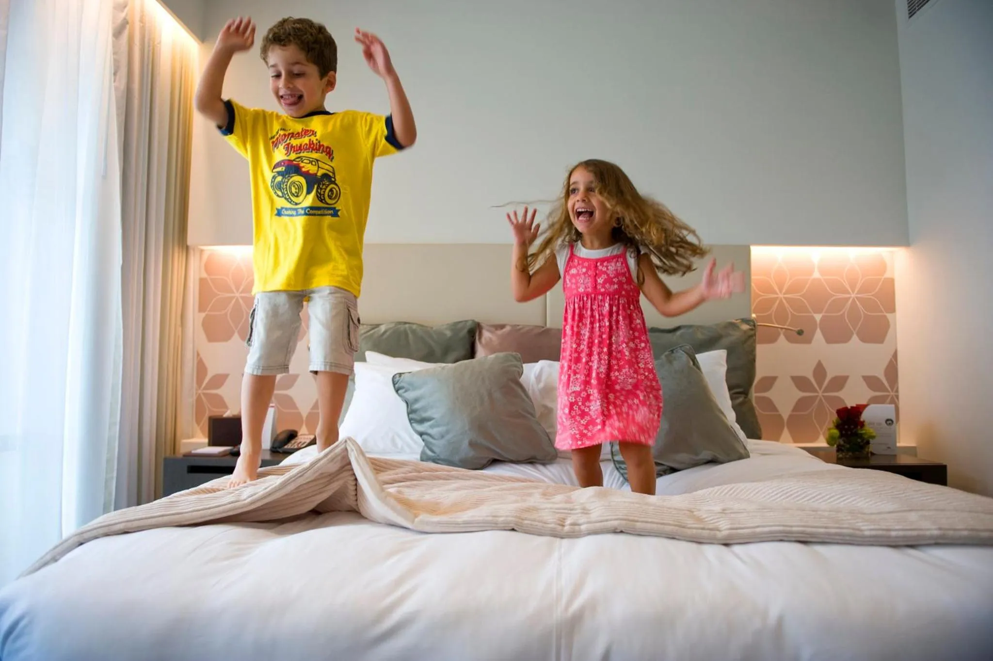 Photo of the whole room, Bed in Crowne Plaza Yas Island by IHG