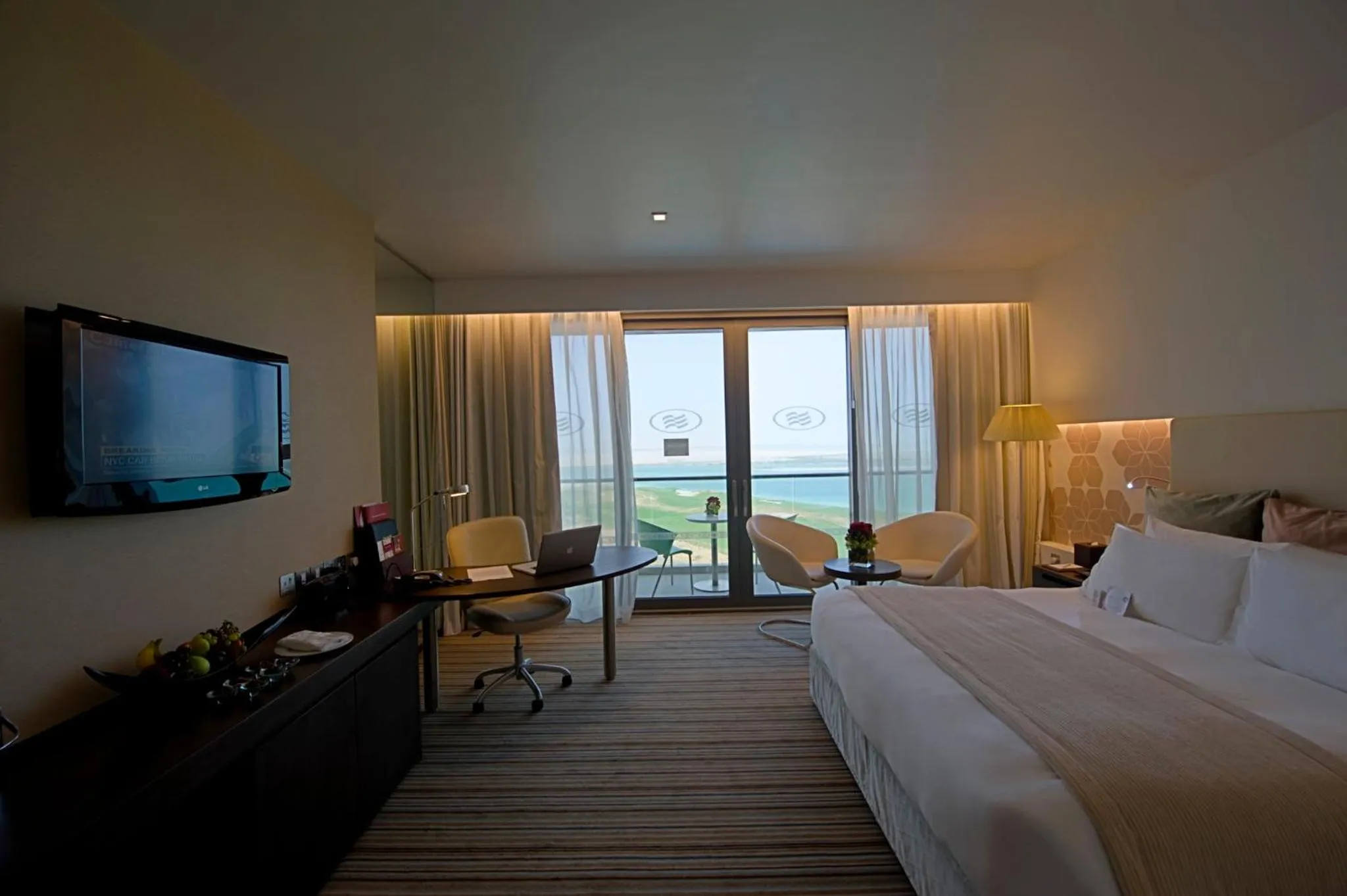 Photo of the whole room, Bed in Crowne Plaza Yas Island by IHG