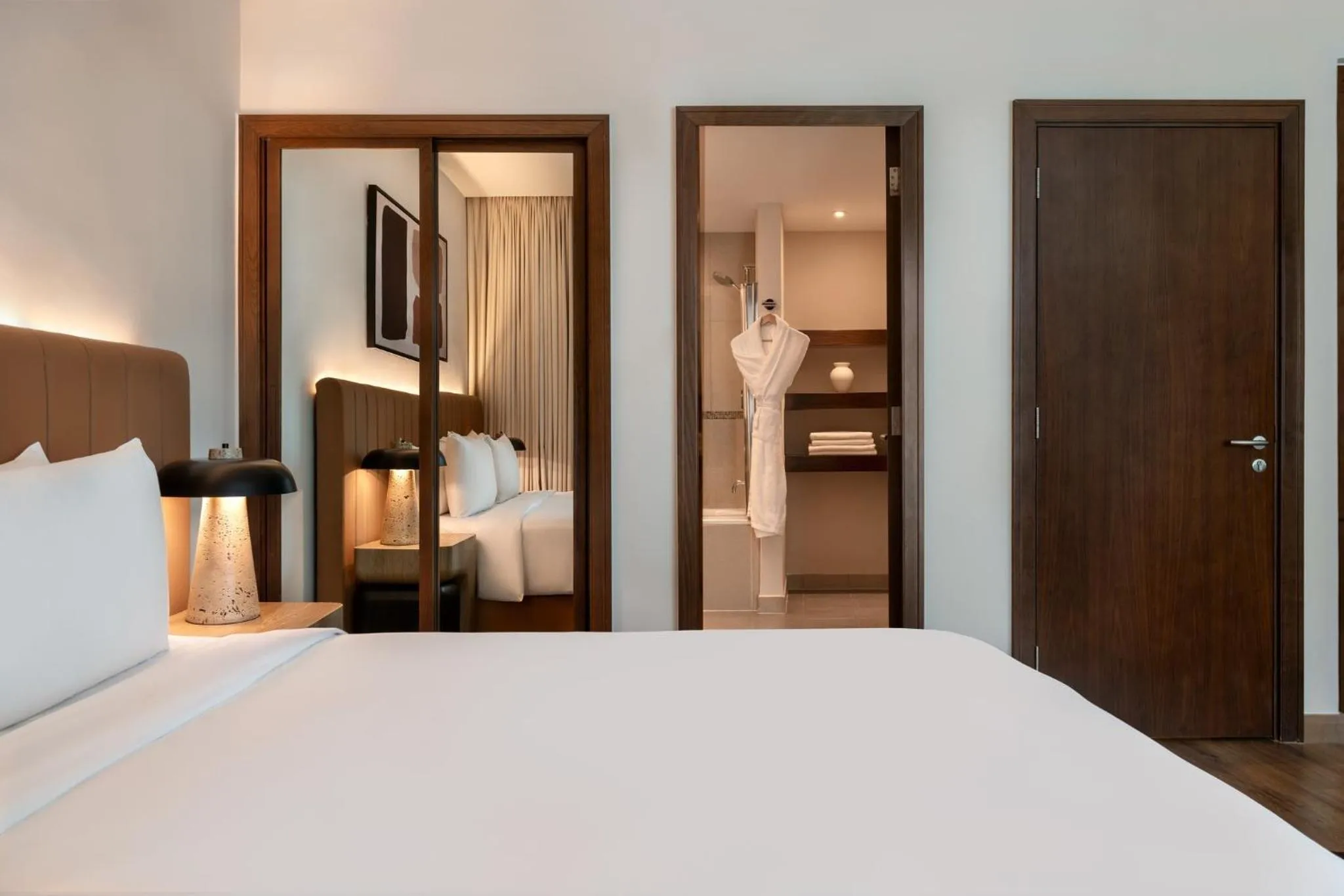 Photo of the whole room, Bed in Staybridge Suites Yas Island Abu Dhabi by IHG