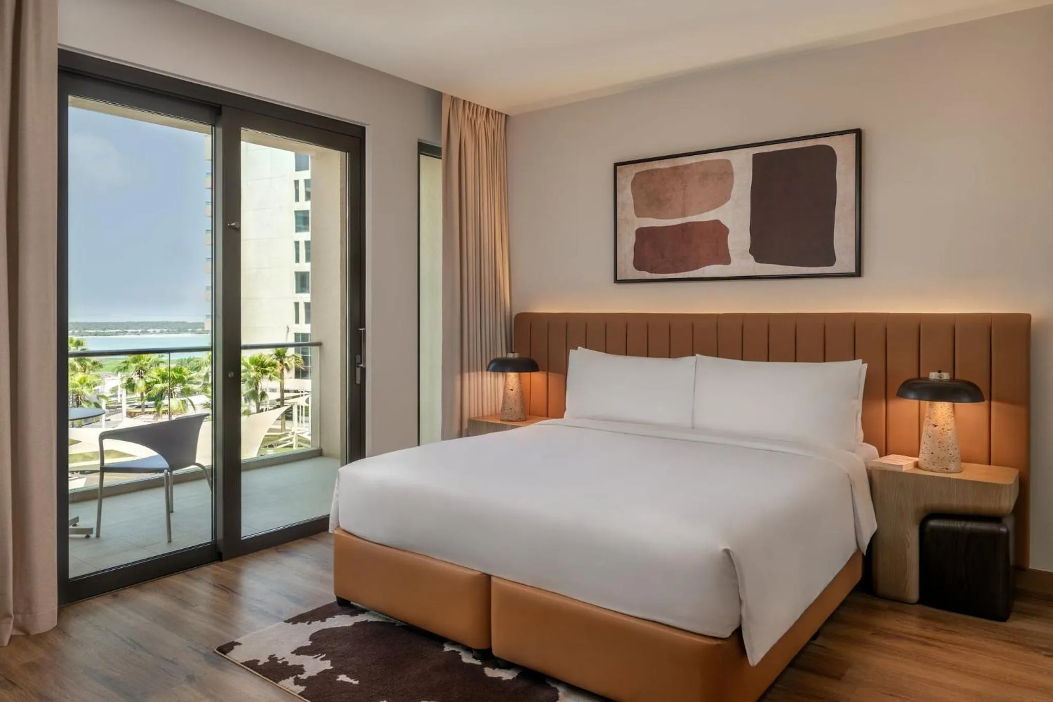 Photo of the whole room, Bed in Staybridge Suites Yas Island Abu Dhabi by IHG