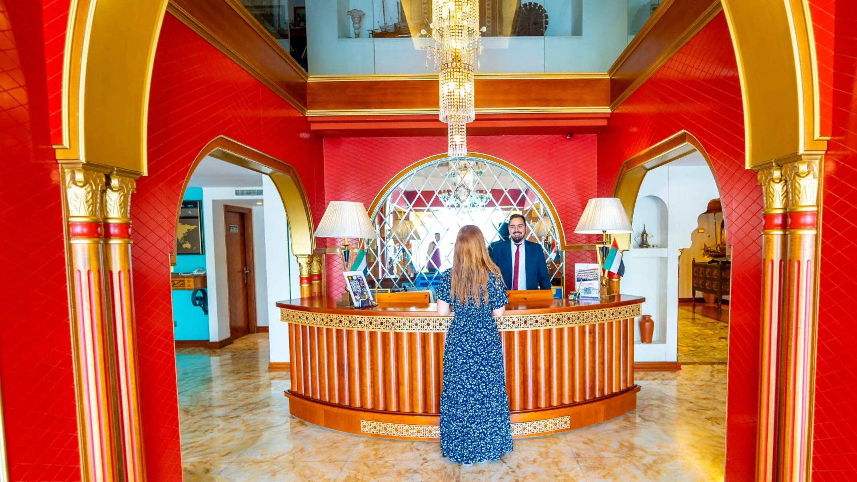 Lobby or reception in Riviera Hotel