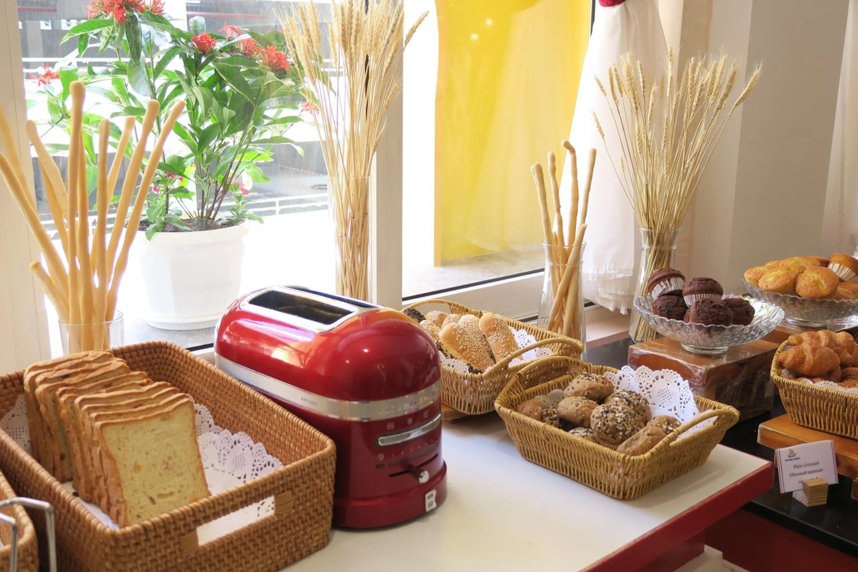 Buffet breakfast in Riviera Hotel