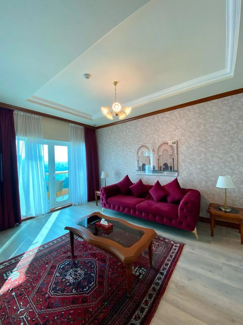 Seating area in Riviera Hotel